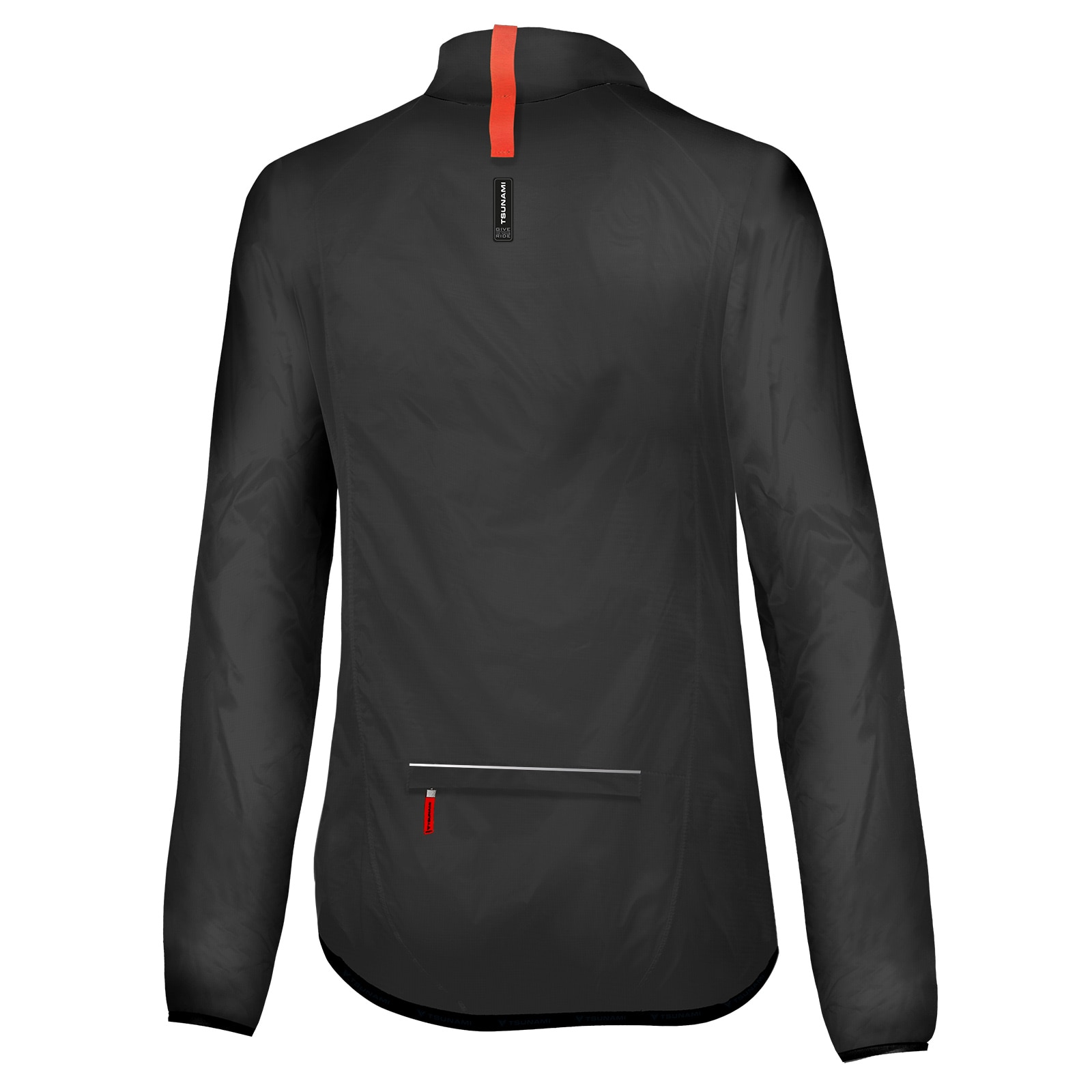 Impermeável de Ciclismo Bonette de Tsunami Preto-2
