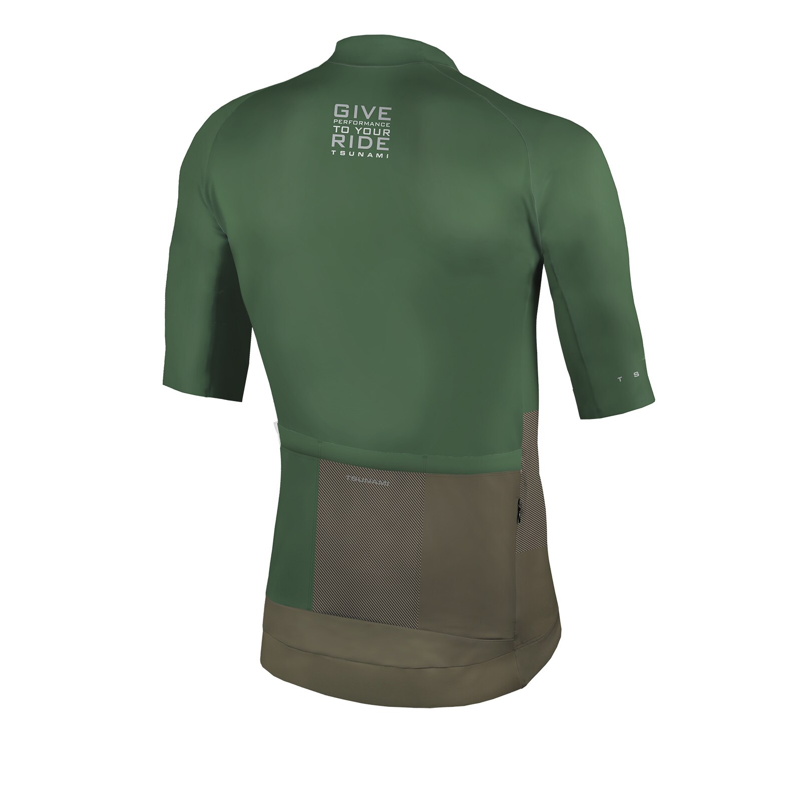 Maillot de Ciclismo Garona Tsunami Verde-escuro-2