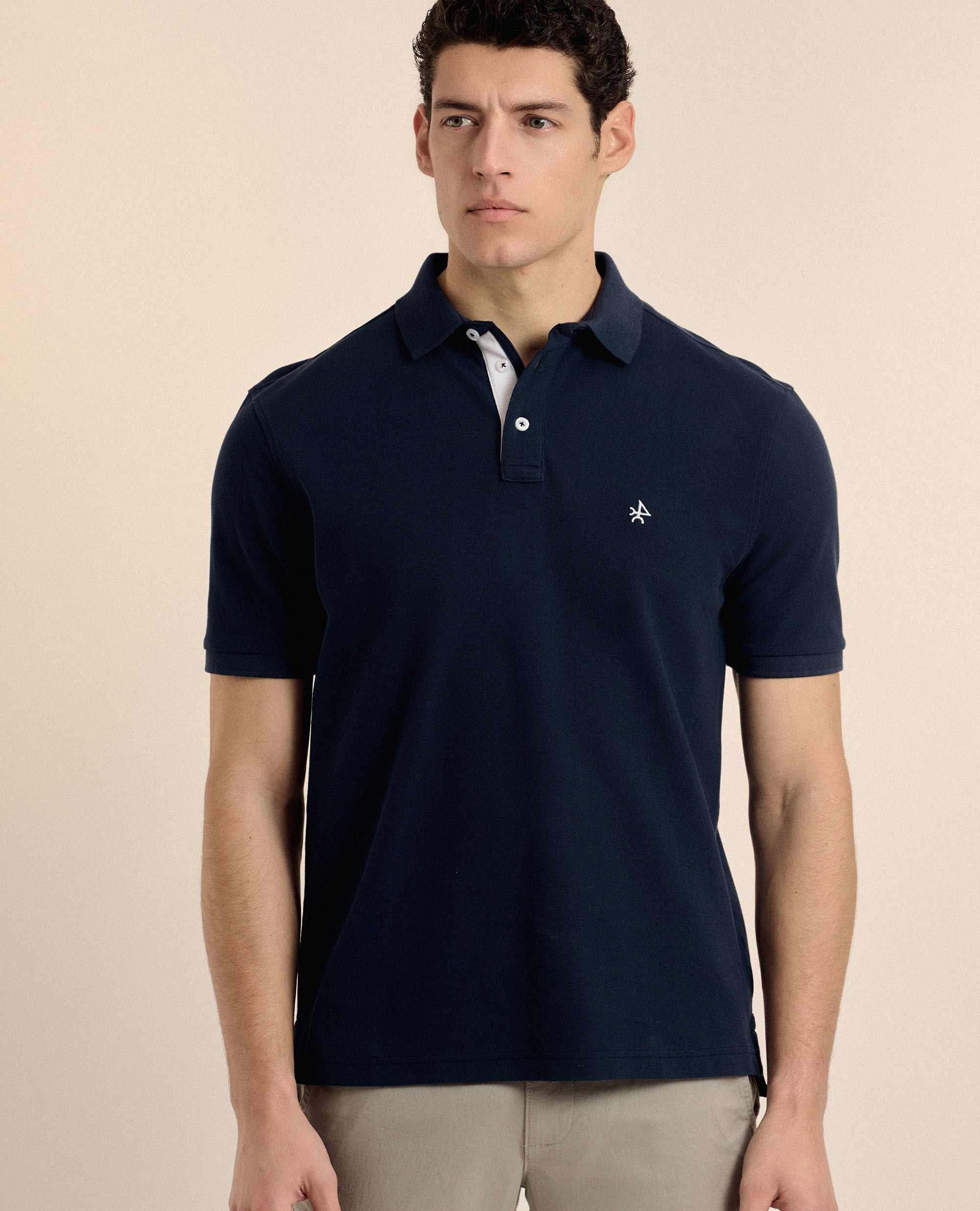 Imagem 0 de Polo de Piqué Corte Classic de Manga Curta