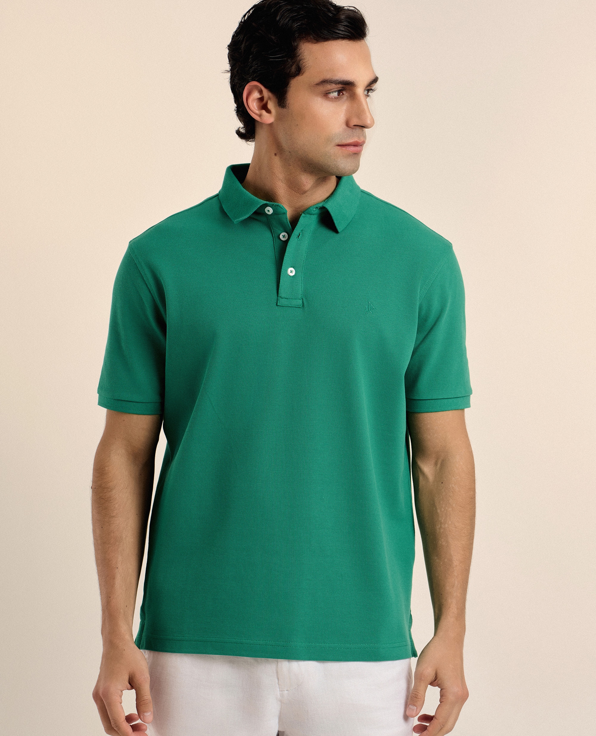 Imagem 0 de Polo de Piqué Corte Classic de Manga Curta