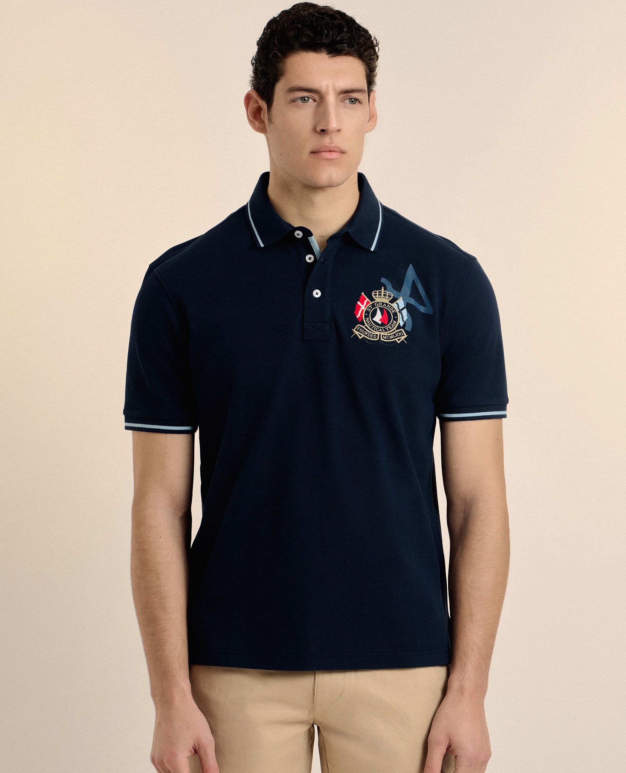 Imagem 0 de Polo de Piqué Corte Classic de Manga Curta