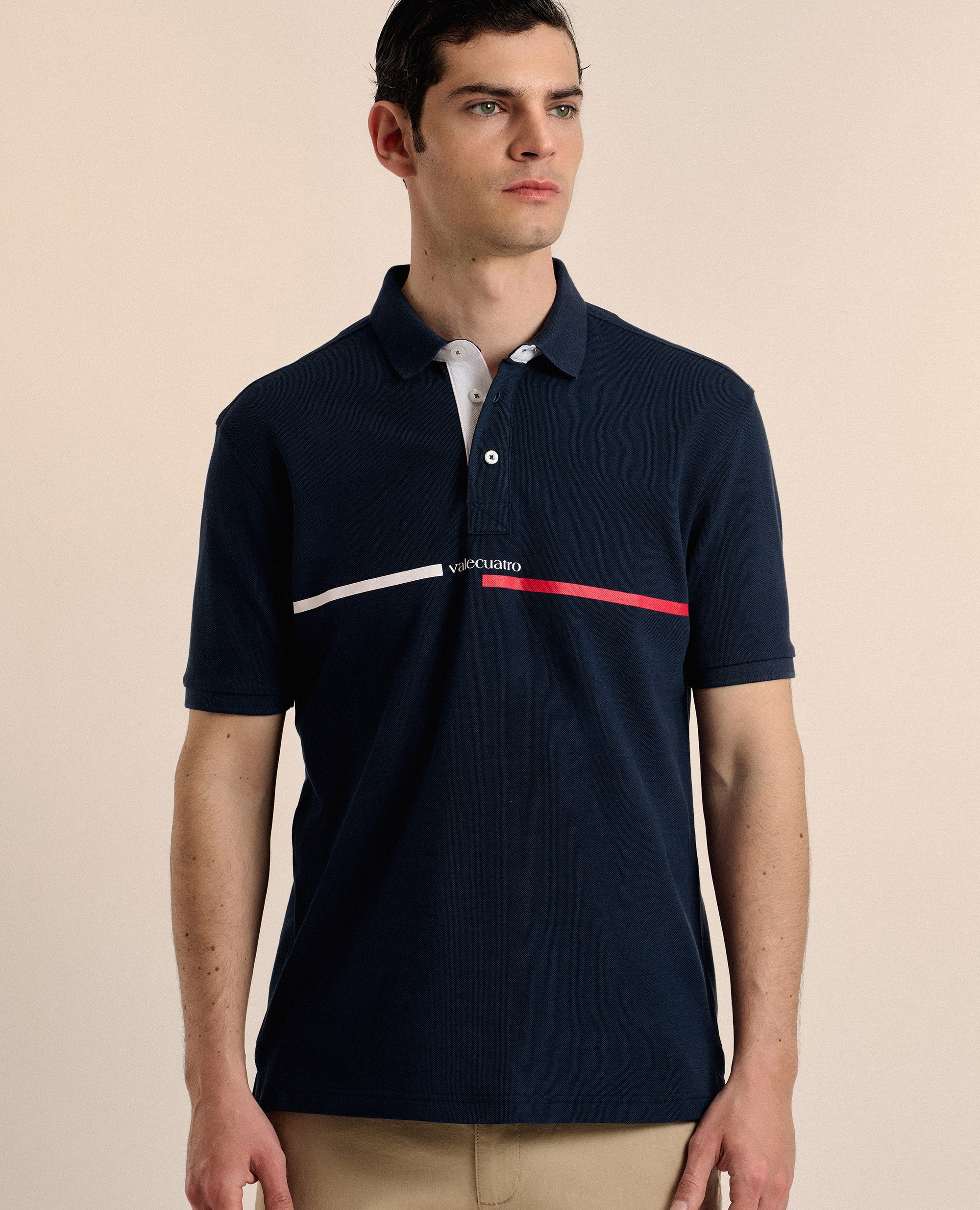 Imagem 0 de Polo de Piqué Corte Classic de Manga Curta