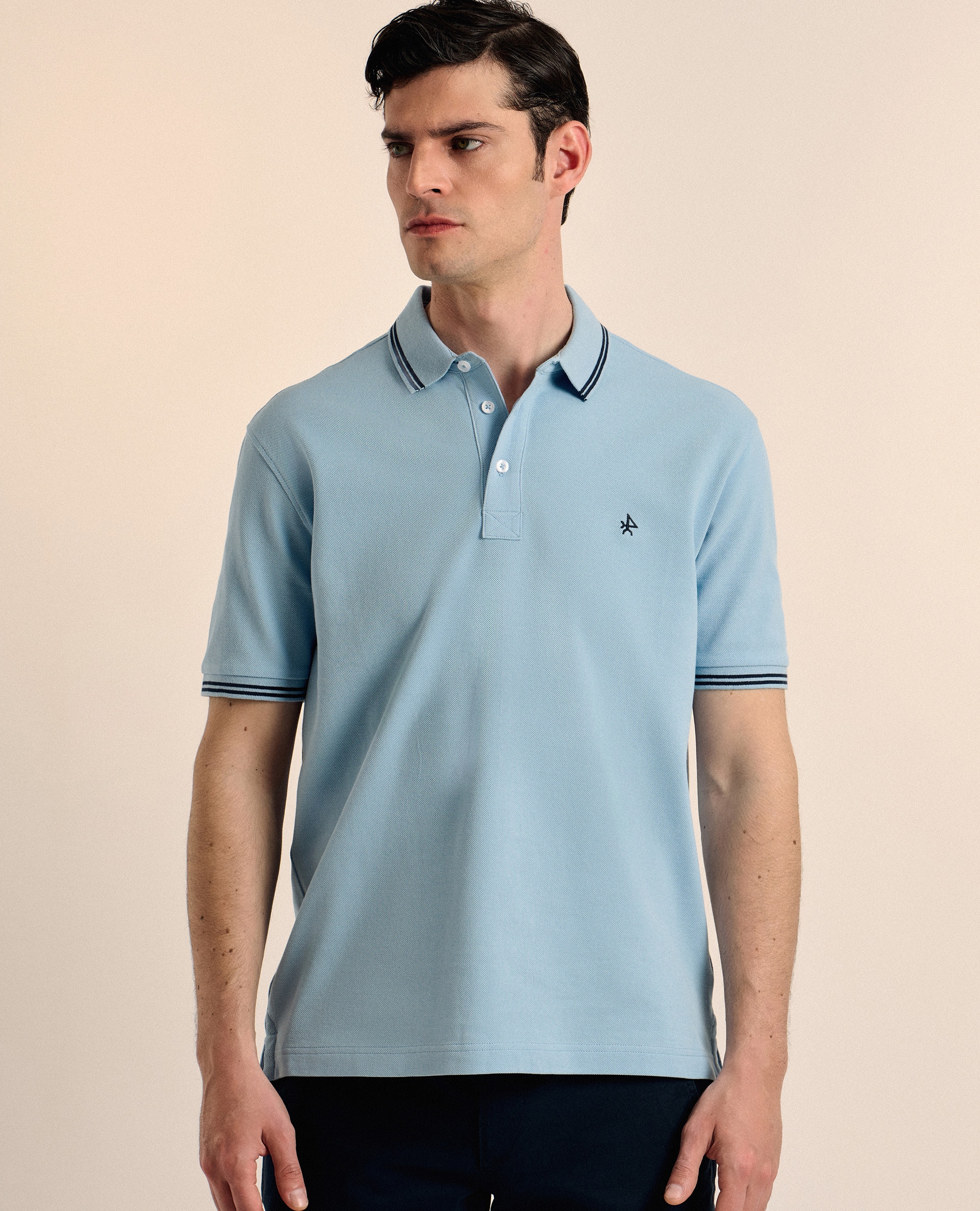 Imagem 0 de Polo de Piqué Corte Classic de Manga Curta