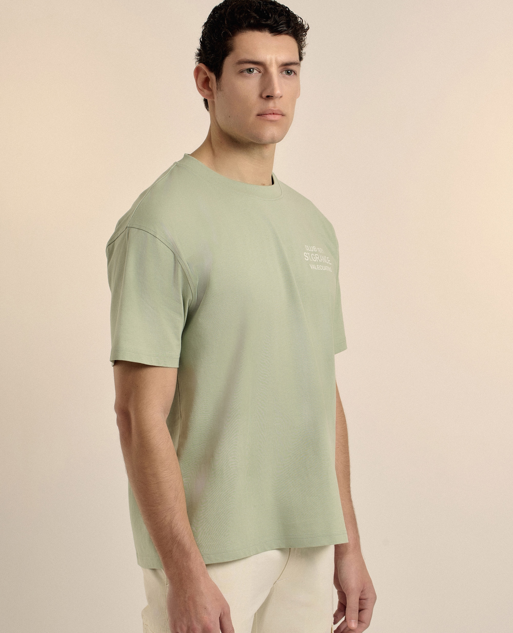 Imagem 0 de T-shirt de Manga Curta Estampada