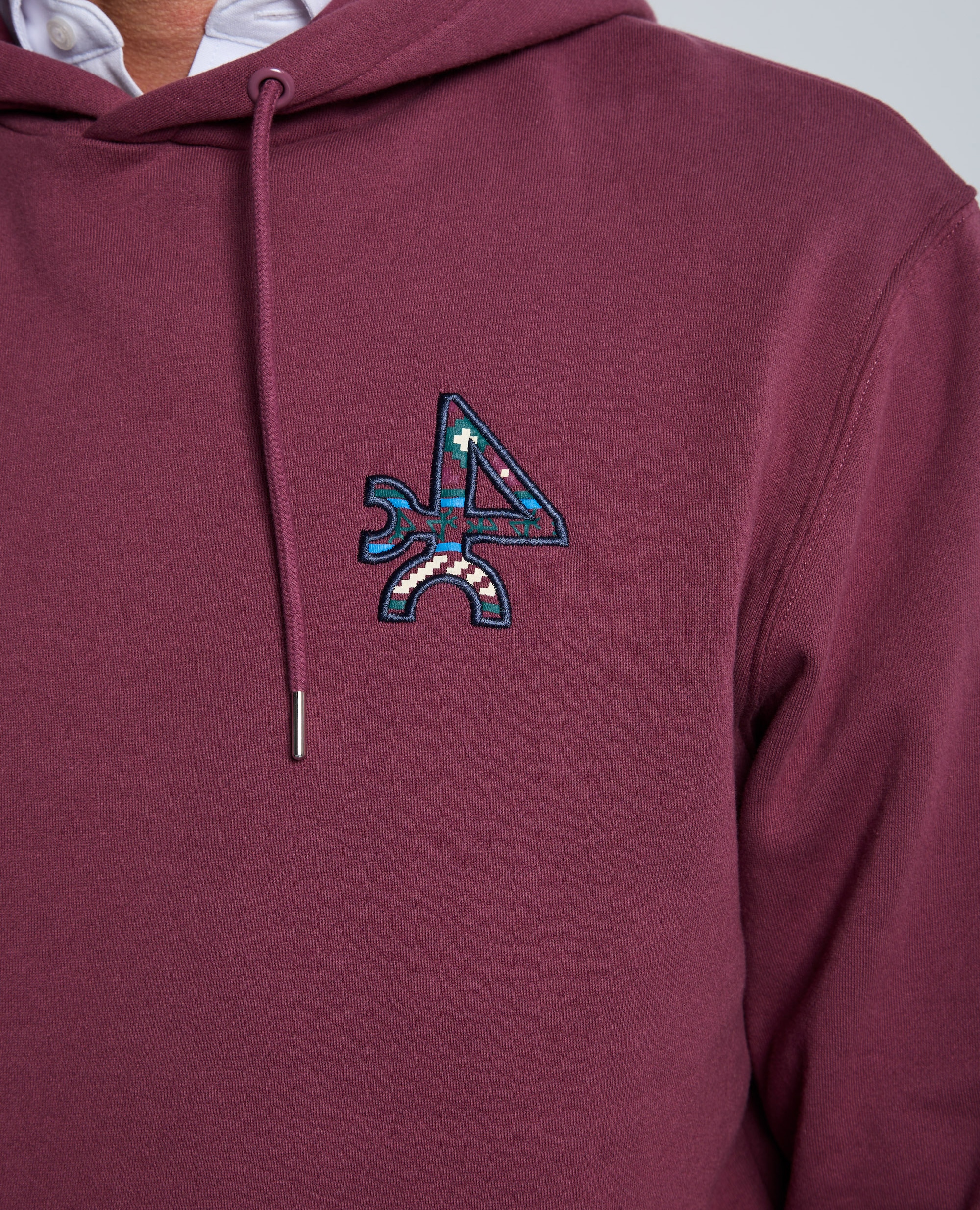 Sweatshirt com Capuz Bordeaux-6