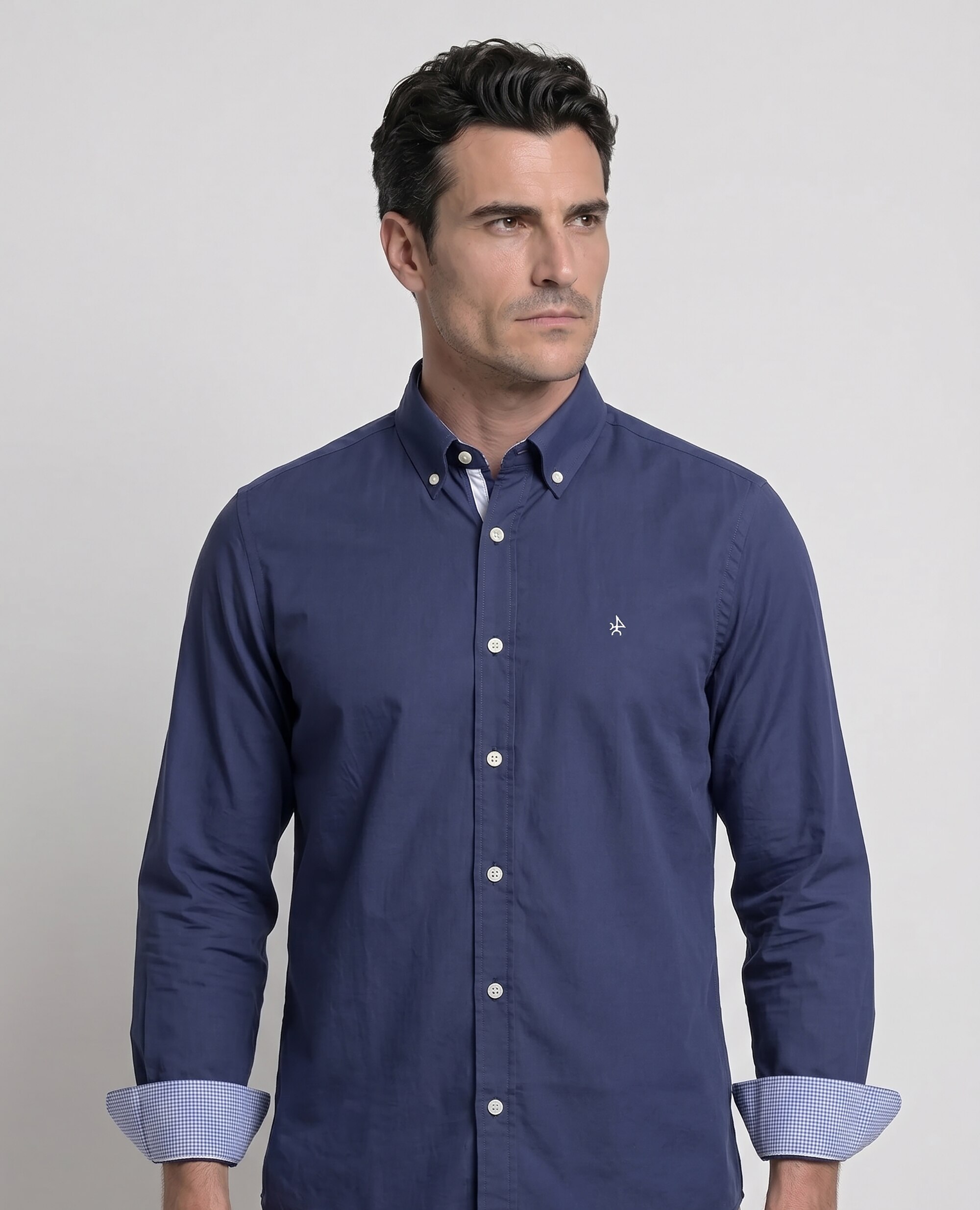Imagem 0 de Camisa Popelina Corte Classic Lisa