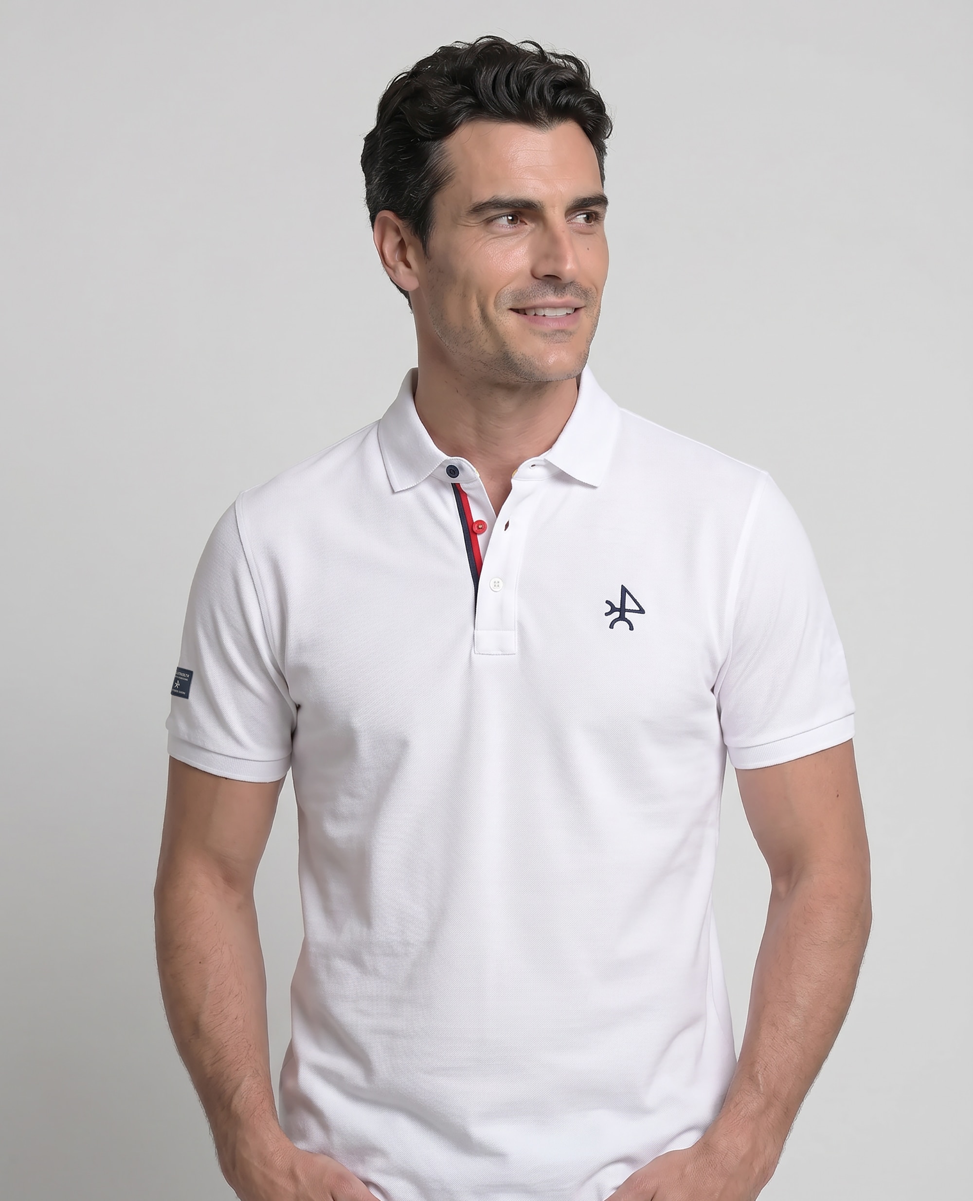 Imagem 0 de Polo de Piqué de Manga Curta Liso