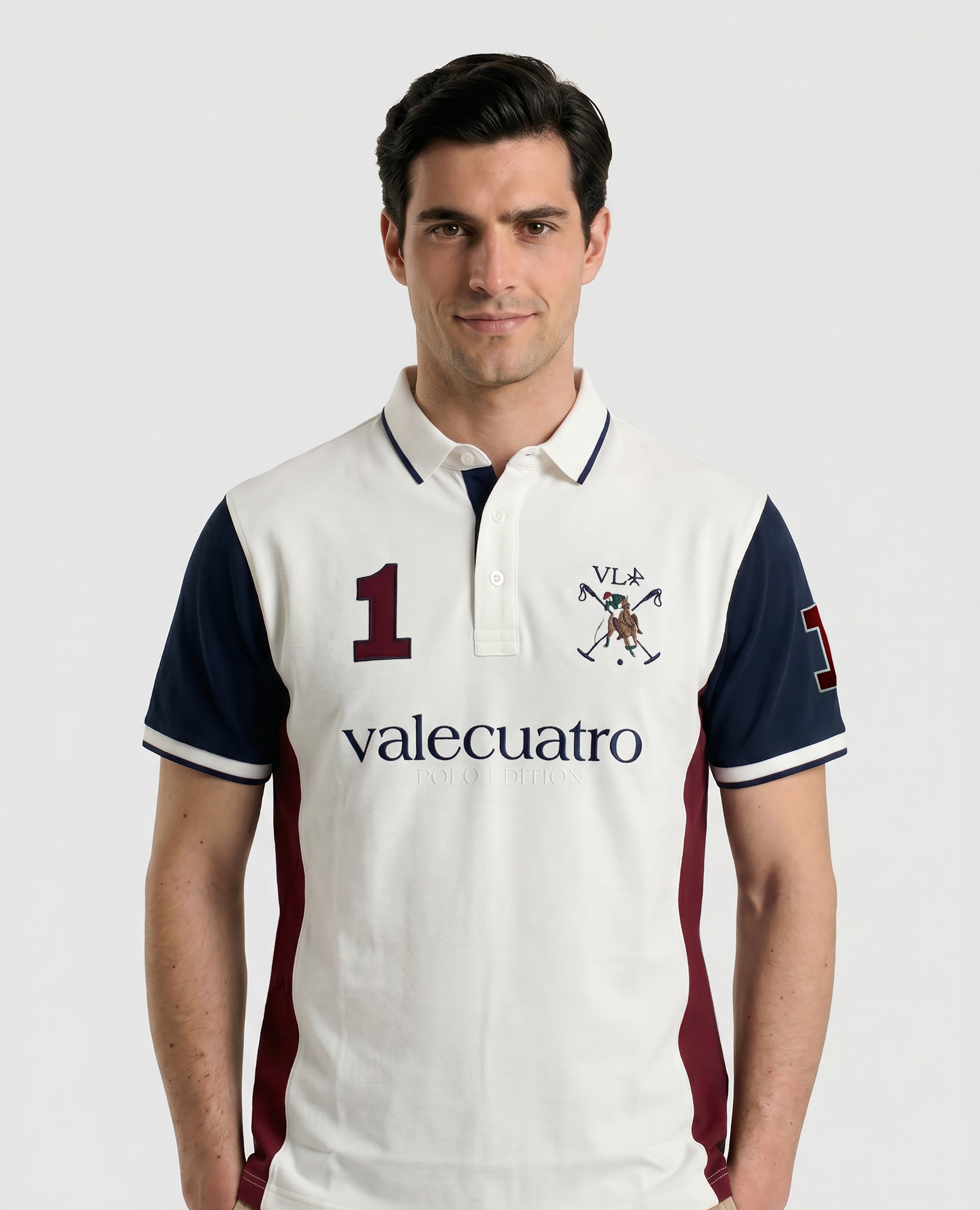 Imagem 0 de Polo de Piqué Manga Curta Multicolor