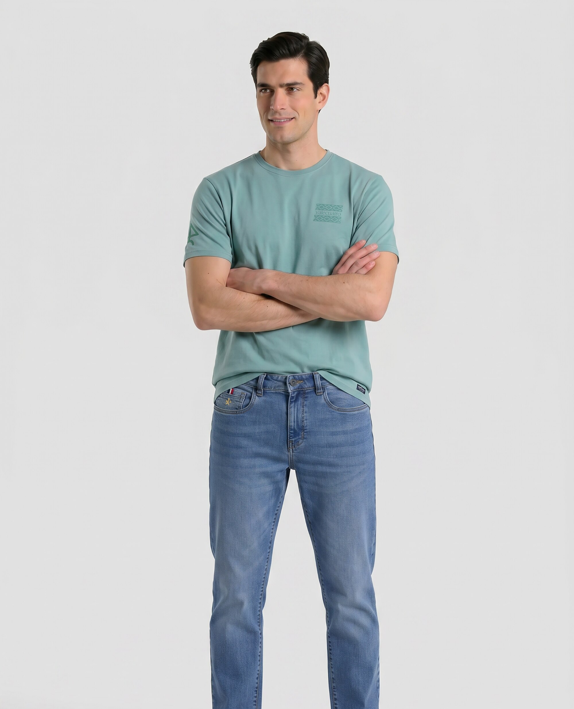 Imagem 0 de Jeans com Corte Regular