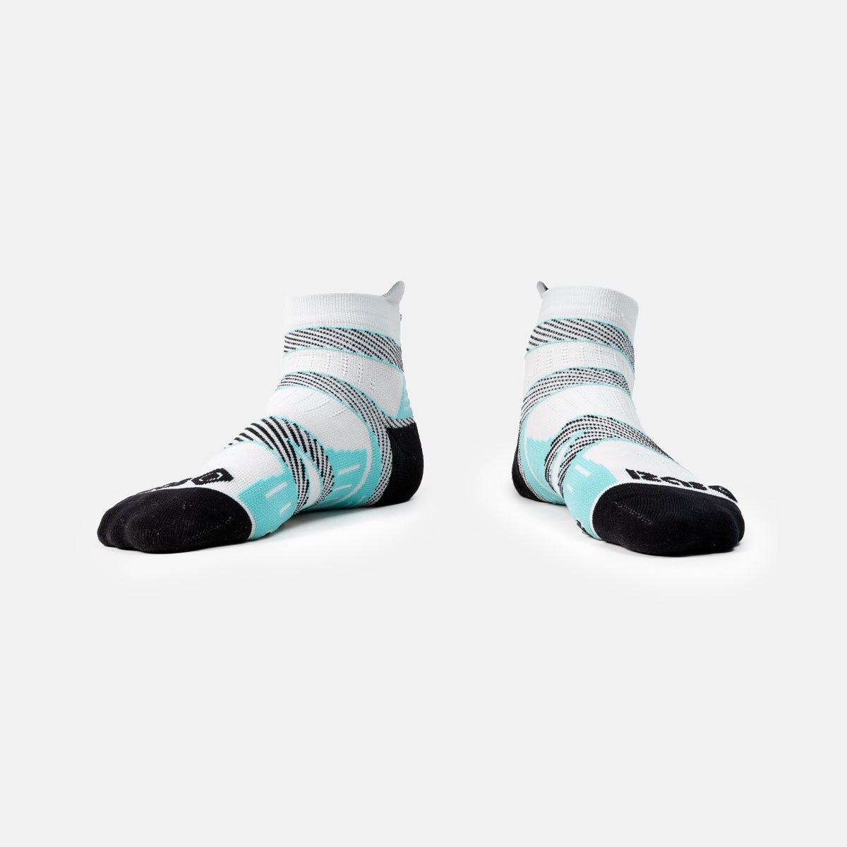 Meias Desportivas de Cano Médio Padros V2 Izas Prata-2