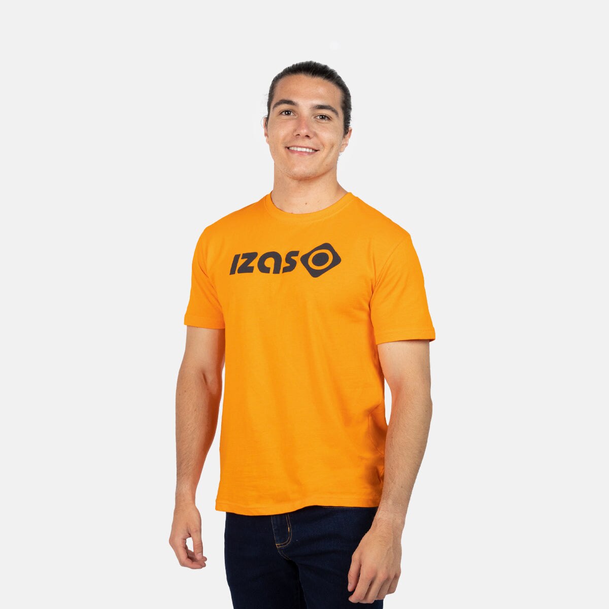 T-shirt Moran M Izas Laranja / Cinzento-3