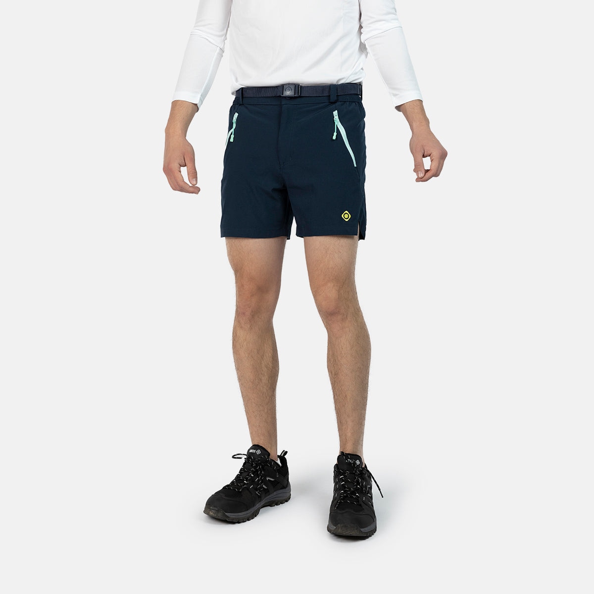 Calções de Trekking/senderismo Rillo M Izas Azul claro / azul marinho-3