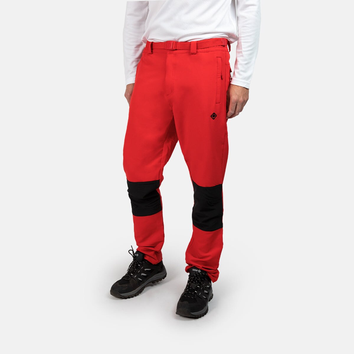 Calças de Montanha Chamonix M Fw Izas Vermelho / Preto-3