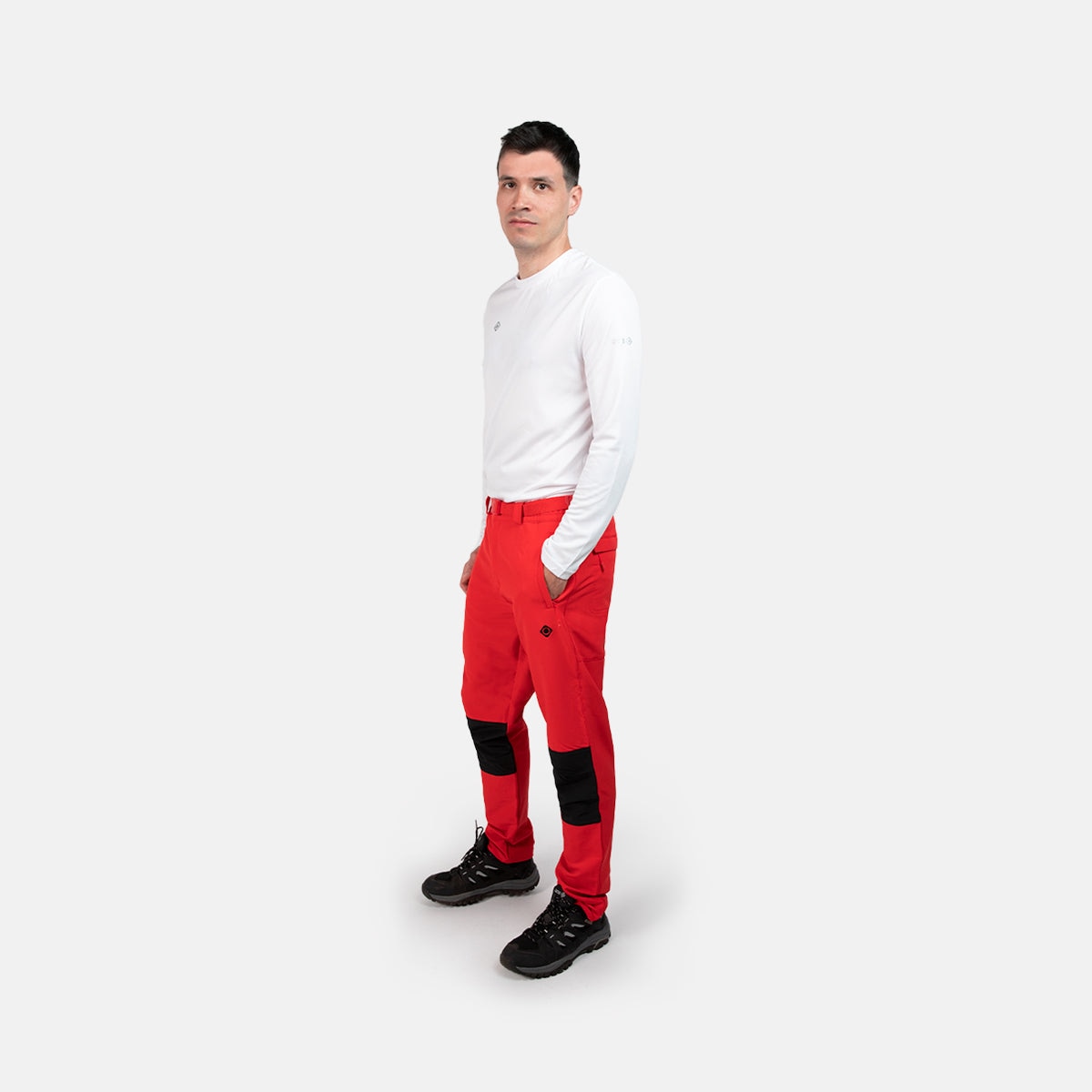 Calças de Montanha Chamonix M Fw Izas Vermelho / Preto-5