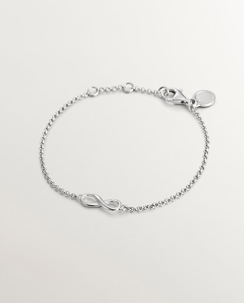 Imagem 0 de Pulseira de Prata 925 com Infinito