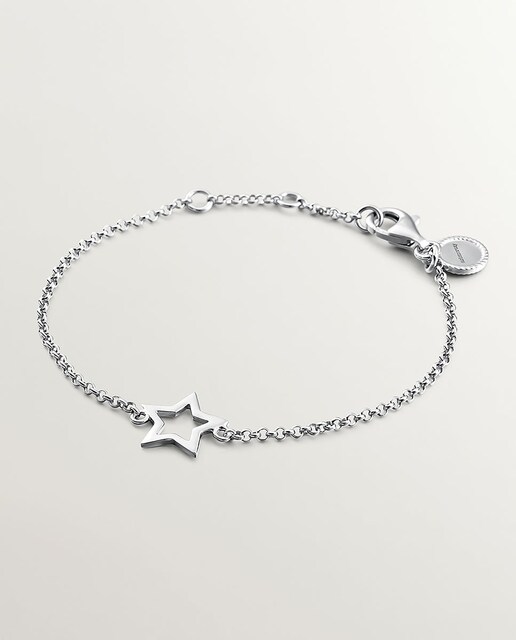 Imagem 0 de Pulseira de Prata 925 com Forma de Estrela