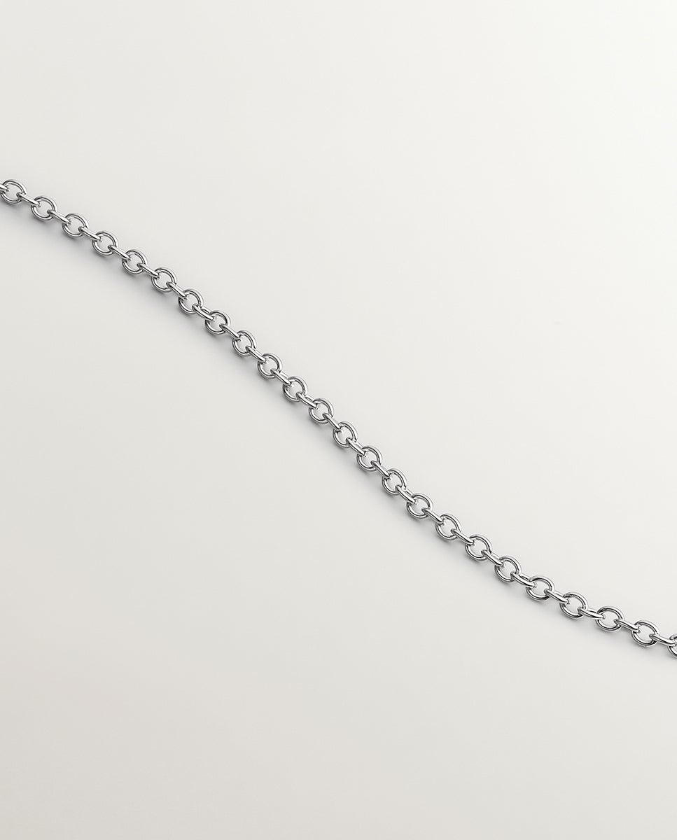 Pendente de Prata 925 com Círculo de Espinelas Negras Preto-5