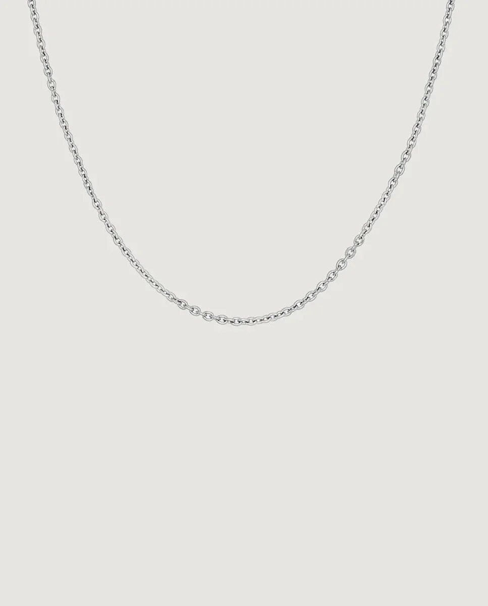 Corrente Simples Ajustável de Prata 925 Prata-1