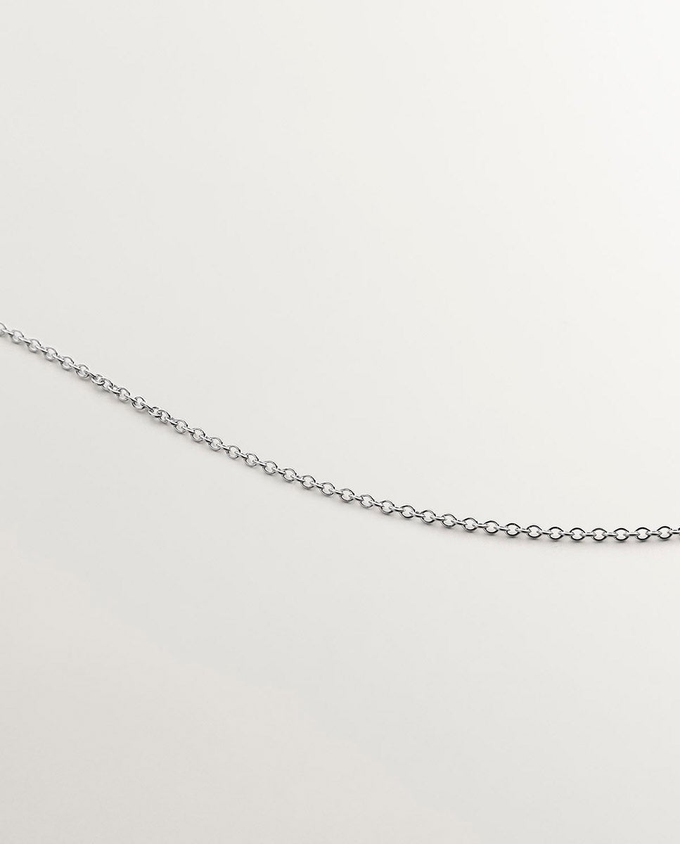 Corrente Simples Ajustável de Prata 925 Prata-3