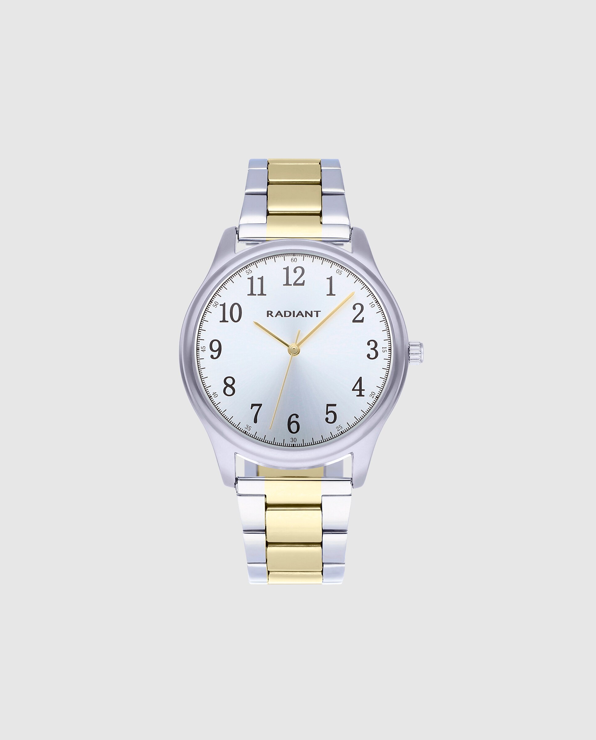 Imagem 0 de Relógio Analógico Rex 40mm Ra574205 de Aço e Bracelete Prateada em Cinzento