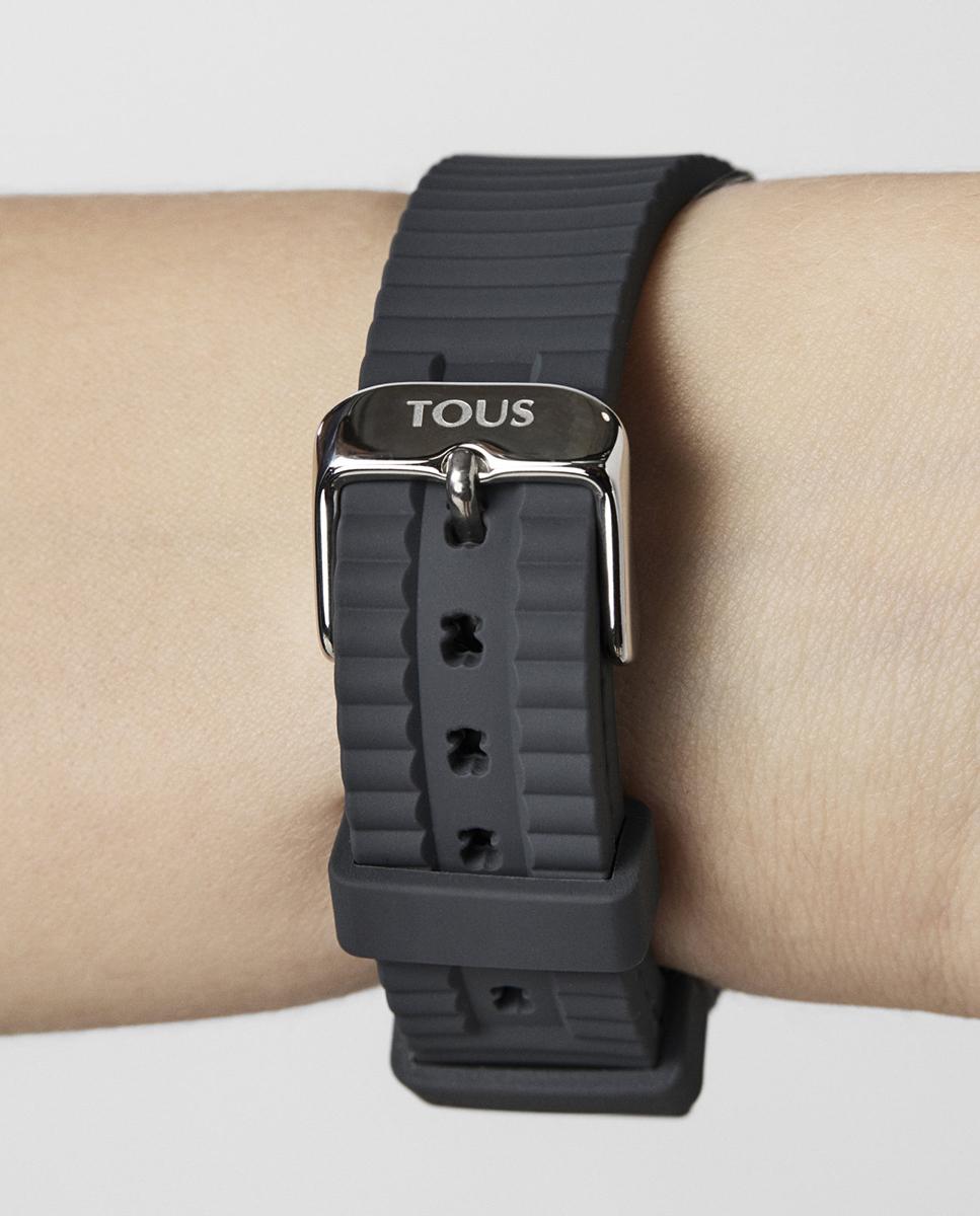 Relógio Smartwatch Rond Connect com Bracelete Cinzento Preto-5