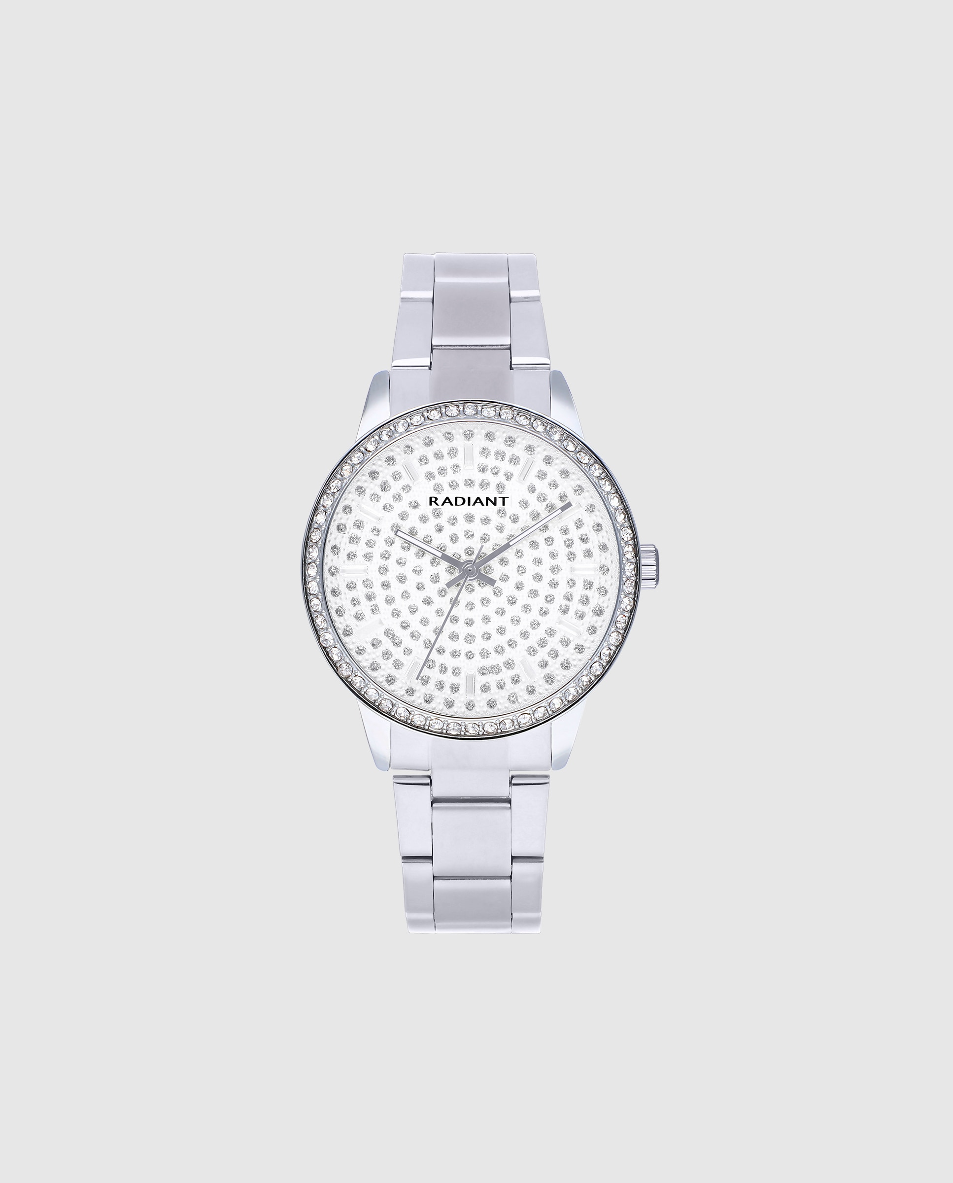 Relógio Eclipse 38mm Ra578201 de Aço e Bracelete Prateada/cinza Prata-1