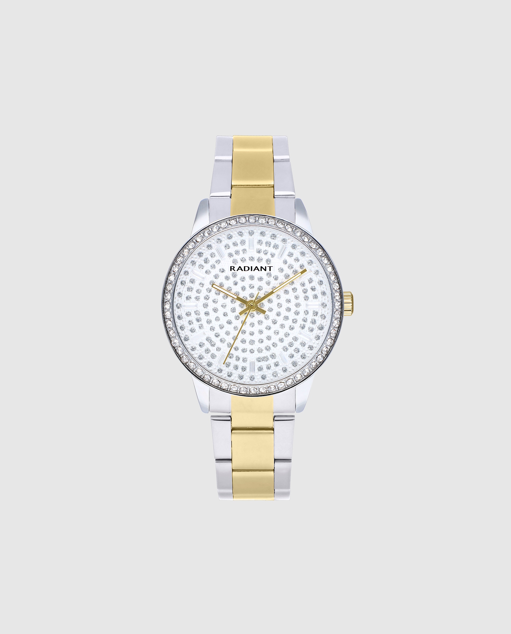 Relógio Eclipse 38mm Ra578203 de Aço e Bracelete Bicolor em Ouro Prata-1