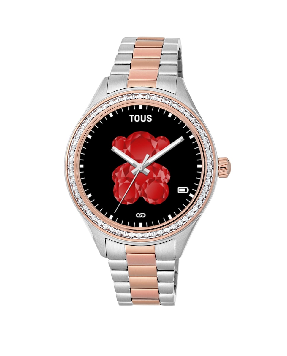 Smartwatch T-Shine Connect com Pulseira de Aço com Zircónia e Função de 12 Esferas Multicolor-1