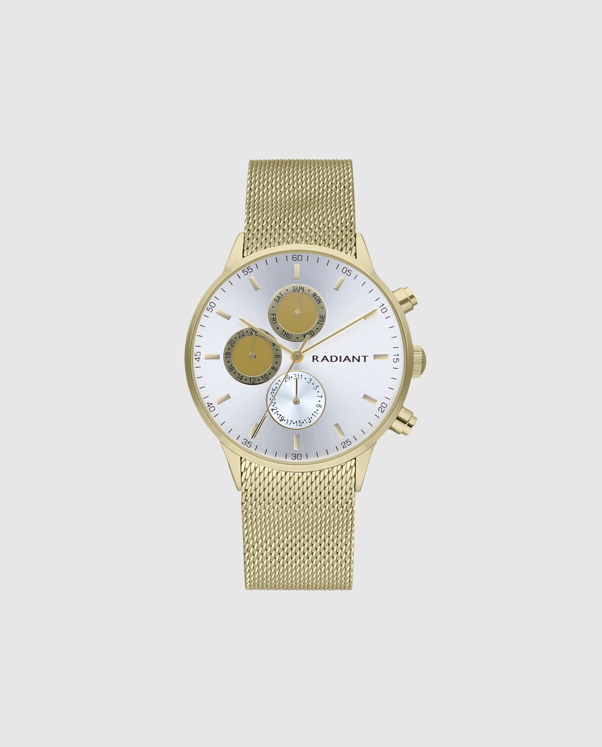 Imagem 0 de Relógio Makers Ra601703 de Aço e Bracelete Dourada