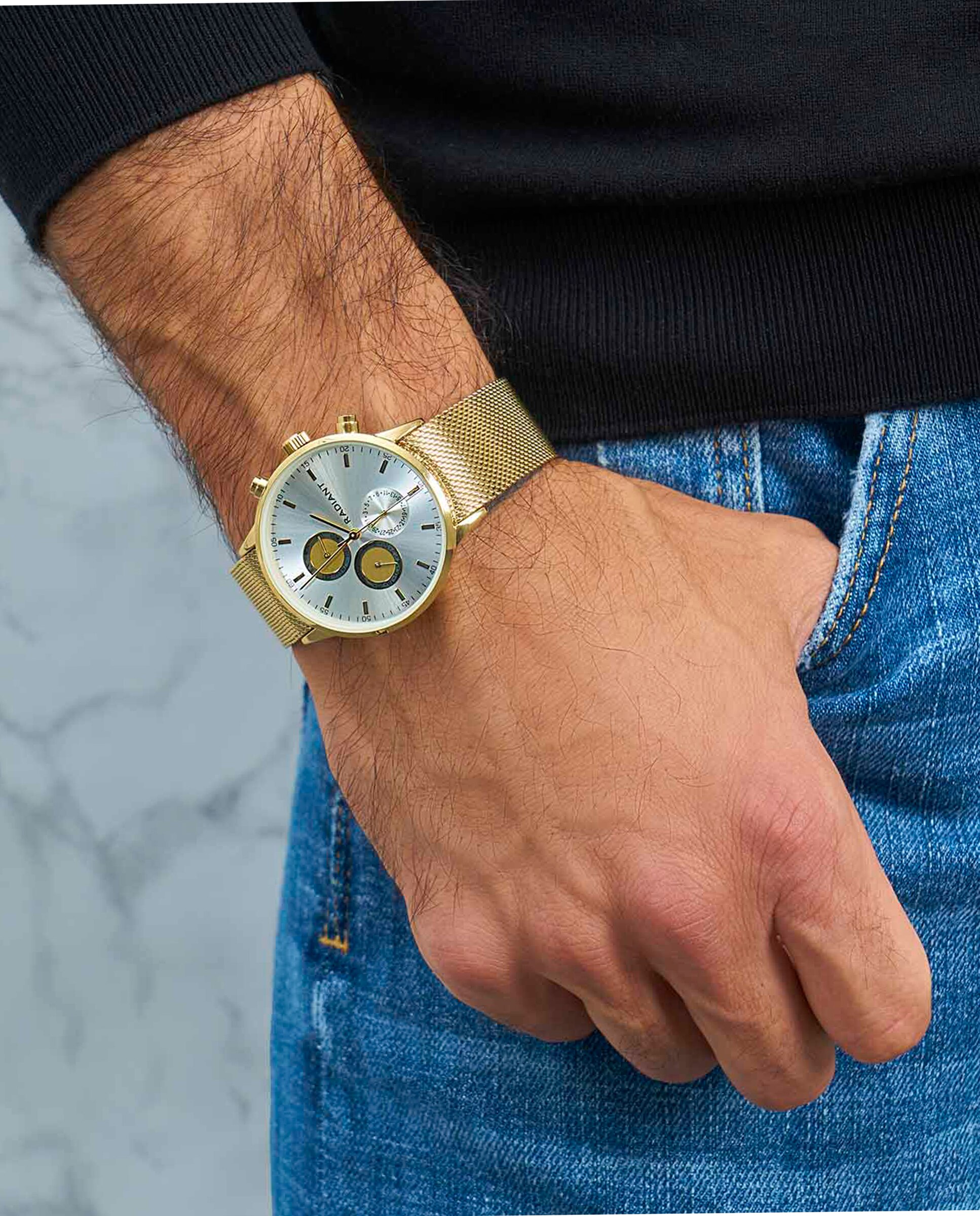 Relógio Makers Ra601703 de Aço e Bracelete Dourada Ouro-2