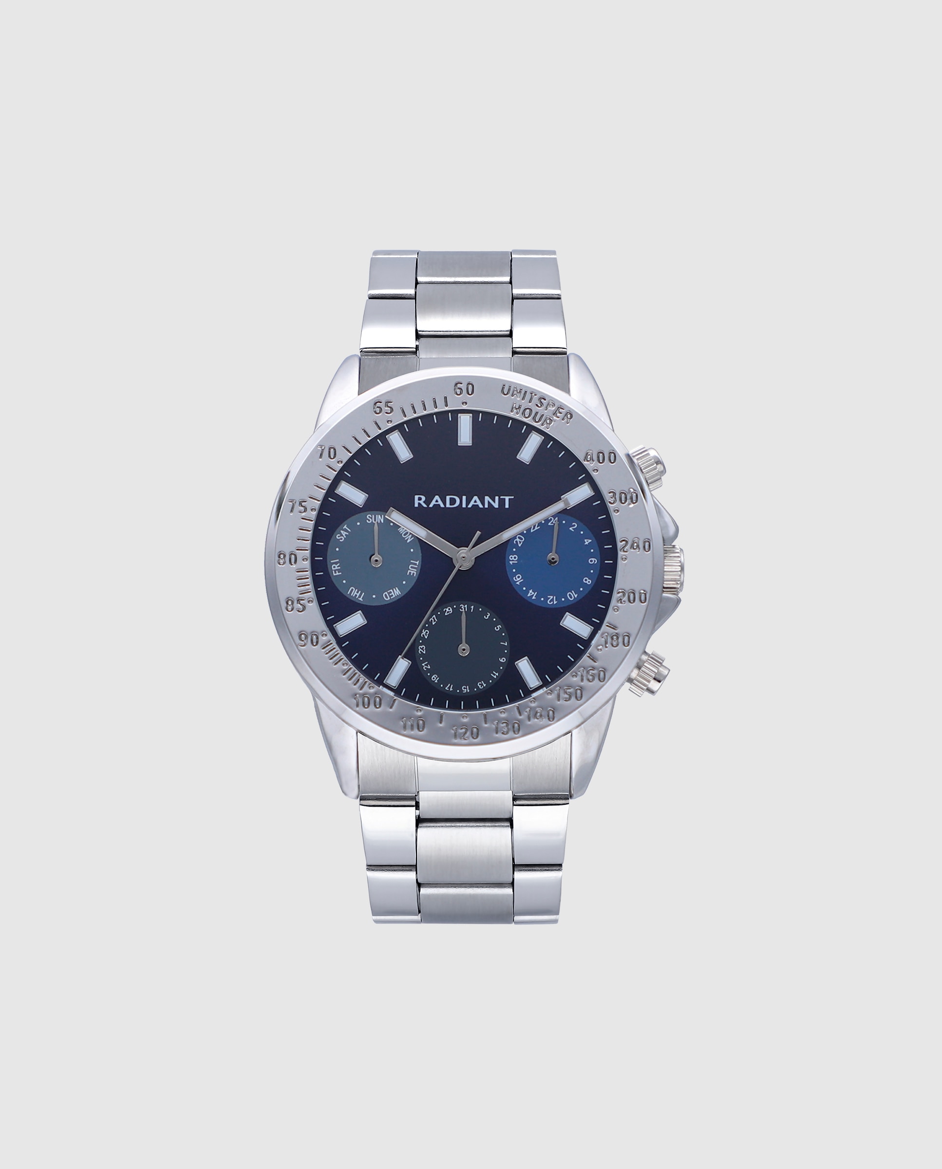 Relógio Rope Ra604702 de Aço e Bracelete Prateada/cinza Prata-1