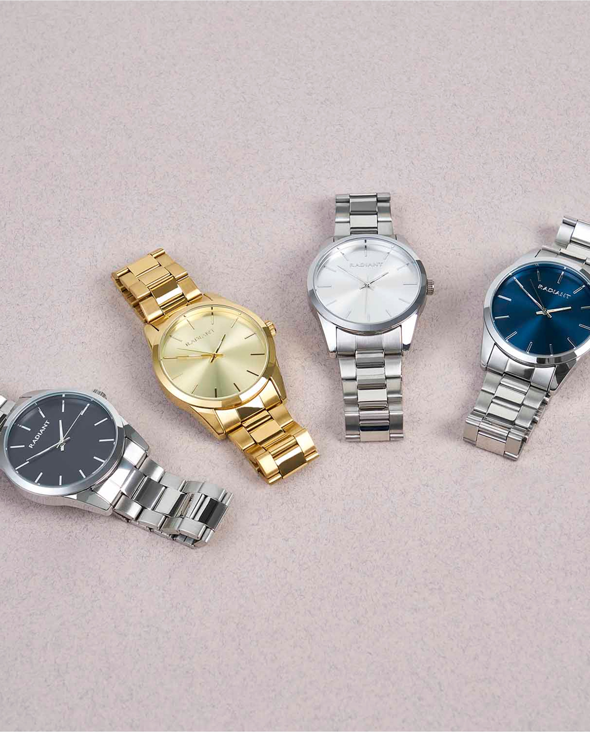 Relógio Basics 42 Ra605202 de Aço e Bracelete Prateada/cinza Prata-4
