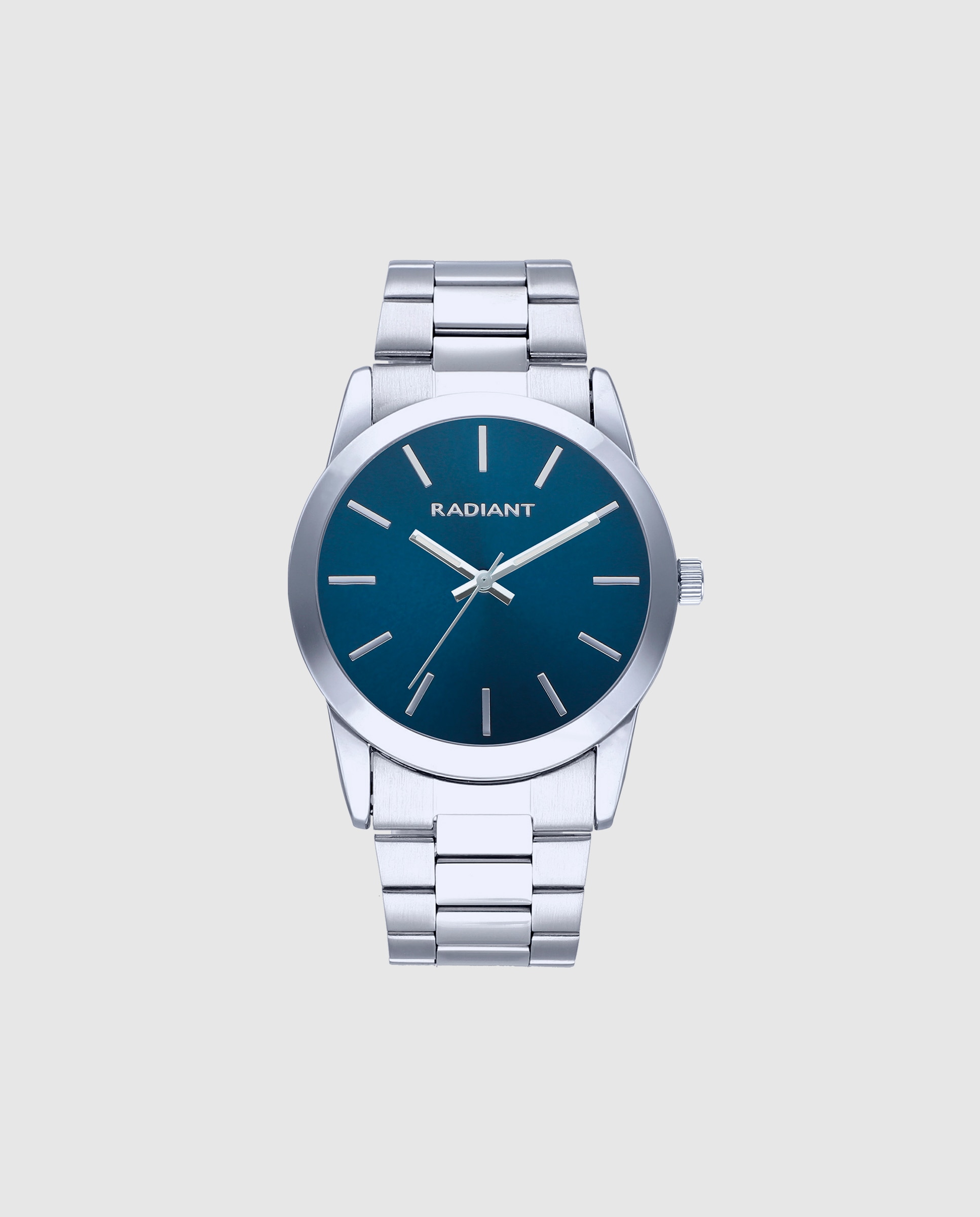 Imagem 0 de Relógio Basics 42 Ra605203 de Aço e Bracelete Prateada/cinza