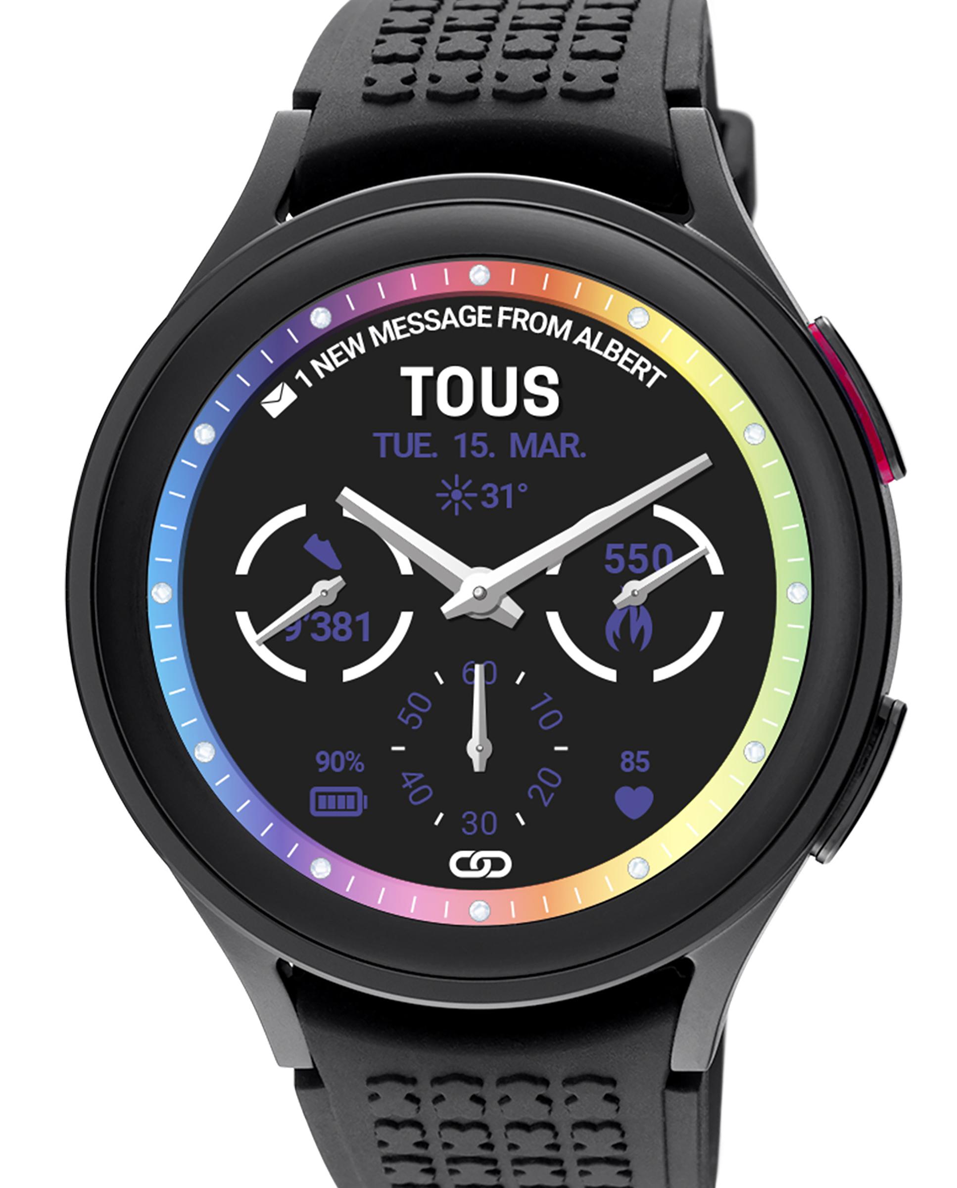 Smartwatch Samsung Galaxy Watch 5 Pro X de Titânio em Preto Preto-3