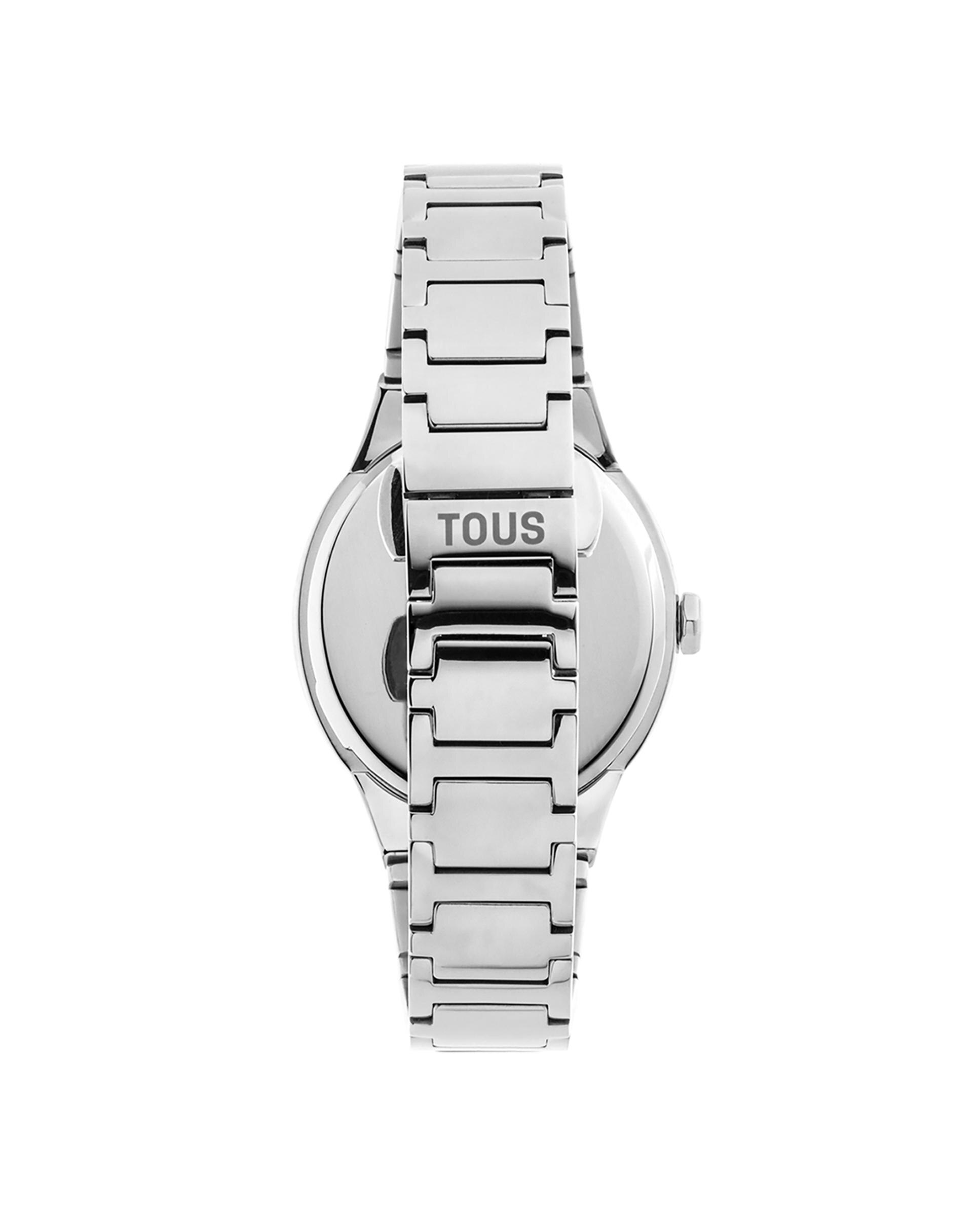 Relógio Analógico Karat Oval com Bracelete de Aço Prata-3