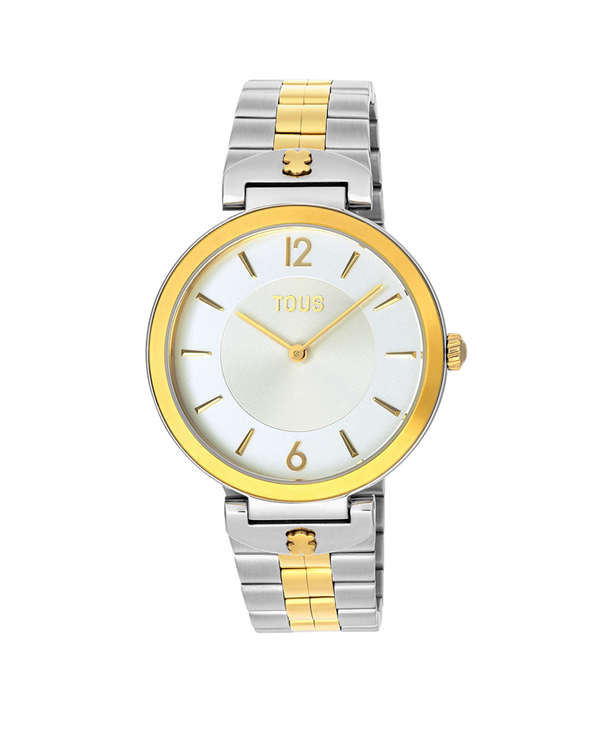 Imagem 0 de Relógio Analógico S-band com Bracelete de Aço e Aço Ipg Dourado