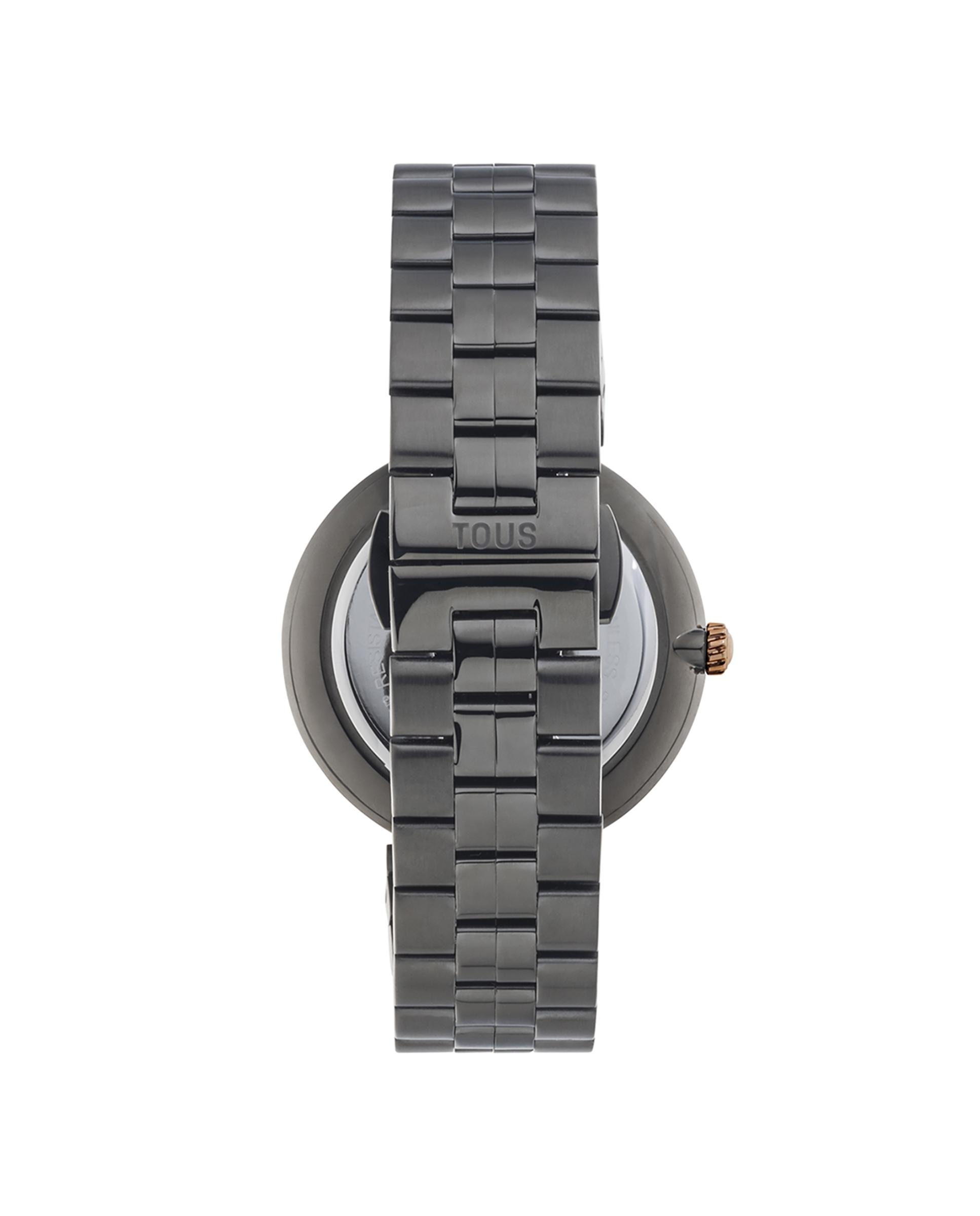 Relógio Analógico S-band com Bracelete de Aço Ip em Cinzento e Aço Iprg em Rosa Cinzento / Rosa-3
