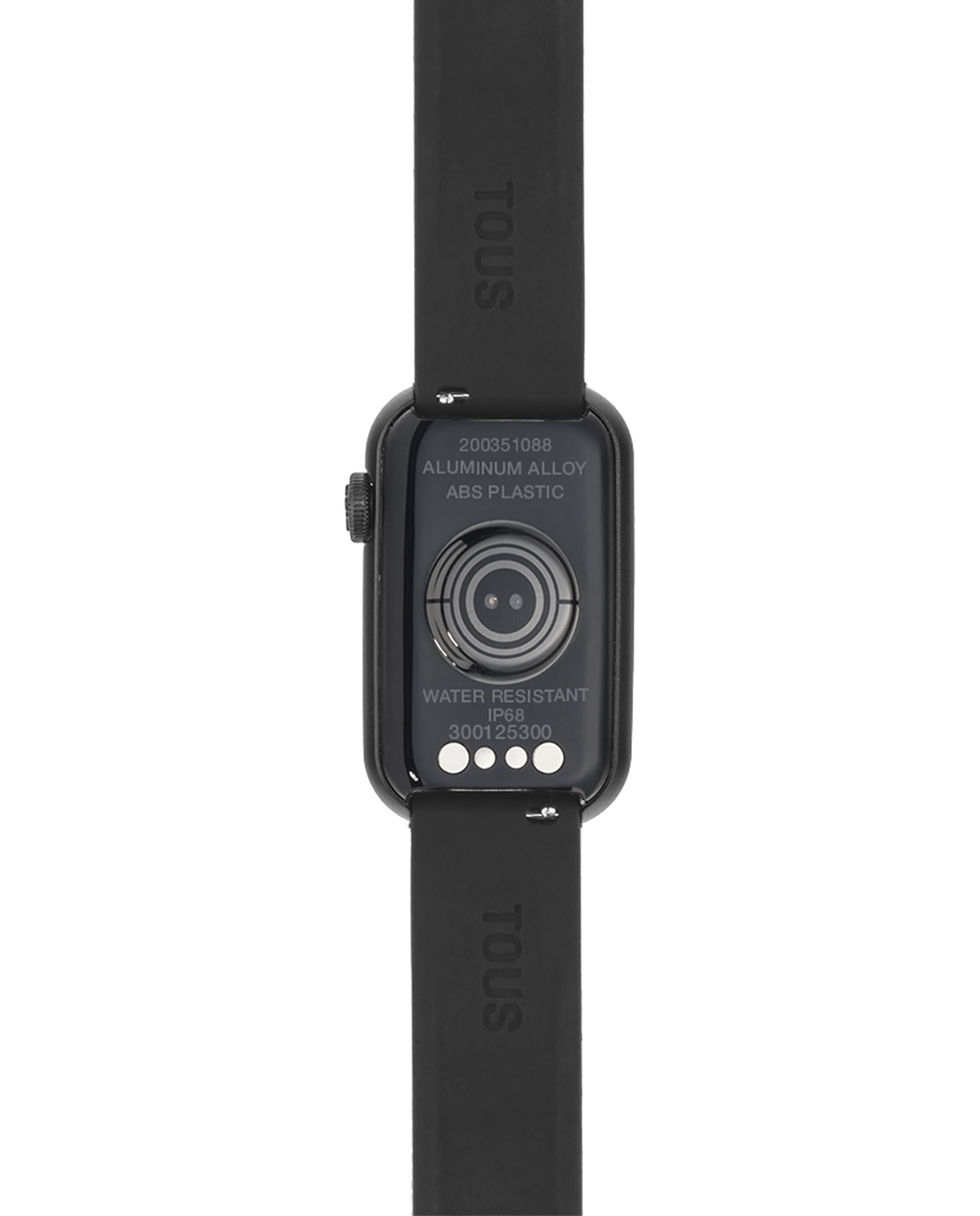 Smartwatch T-band com Pulseira de Nylon e de Silicone em Preto Multicolor-4