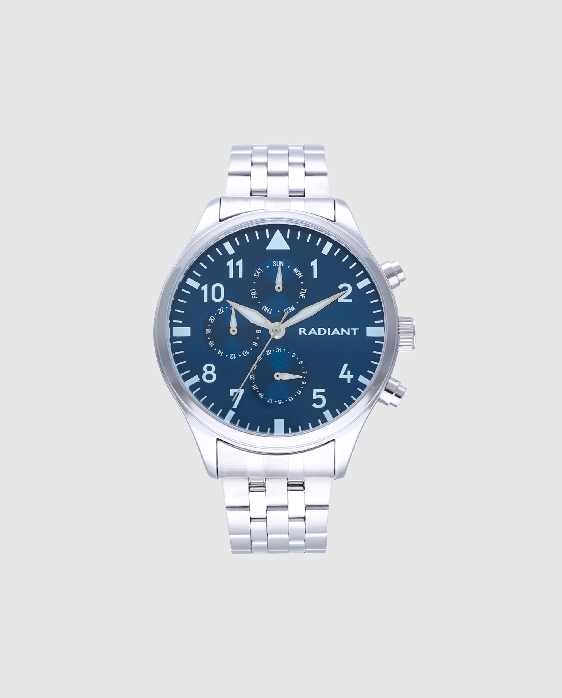 Relógio Caiman Ra612702 de Aço e Bracelete Prateada/cinza Prata-1