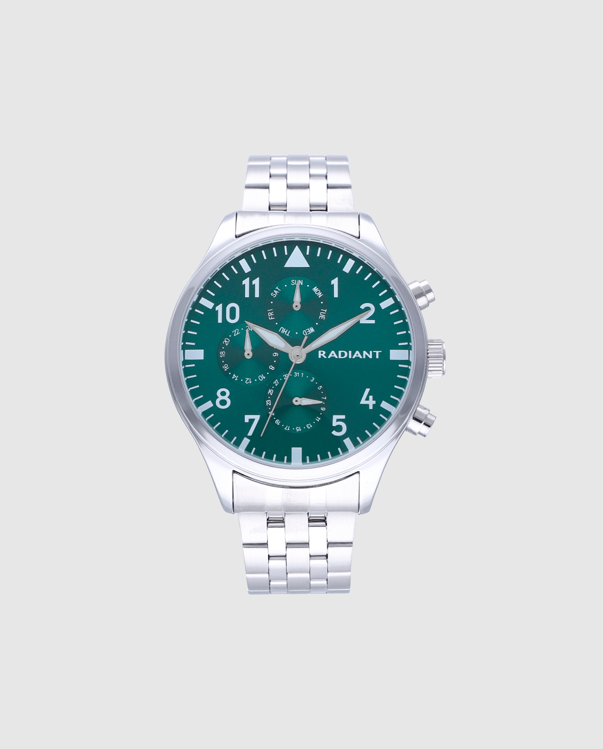 Relógio Caiman Ra612703 de Aço e Bracelete Prateada/cinza Prata-1