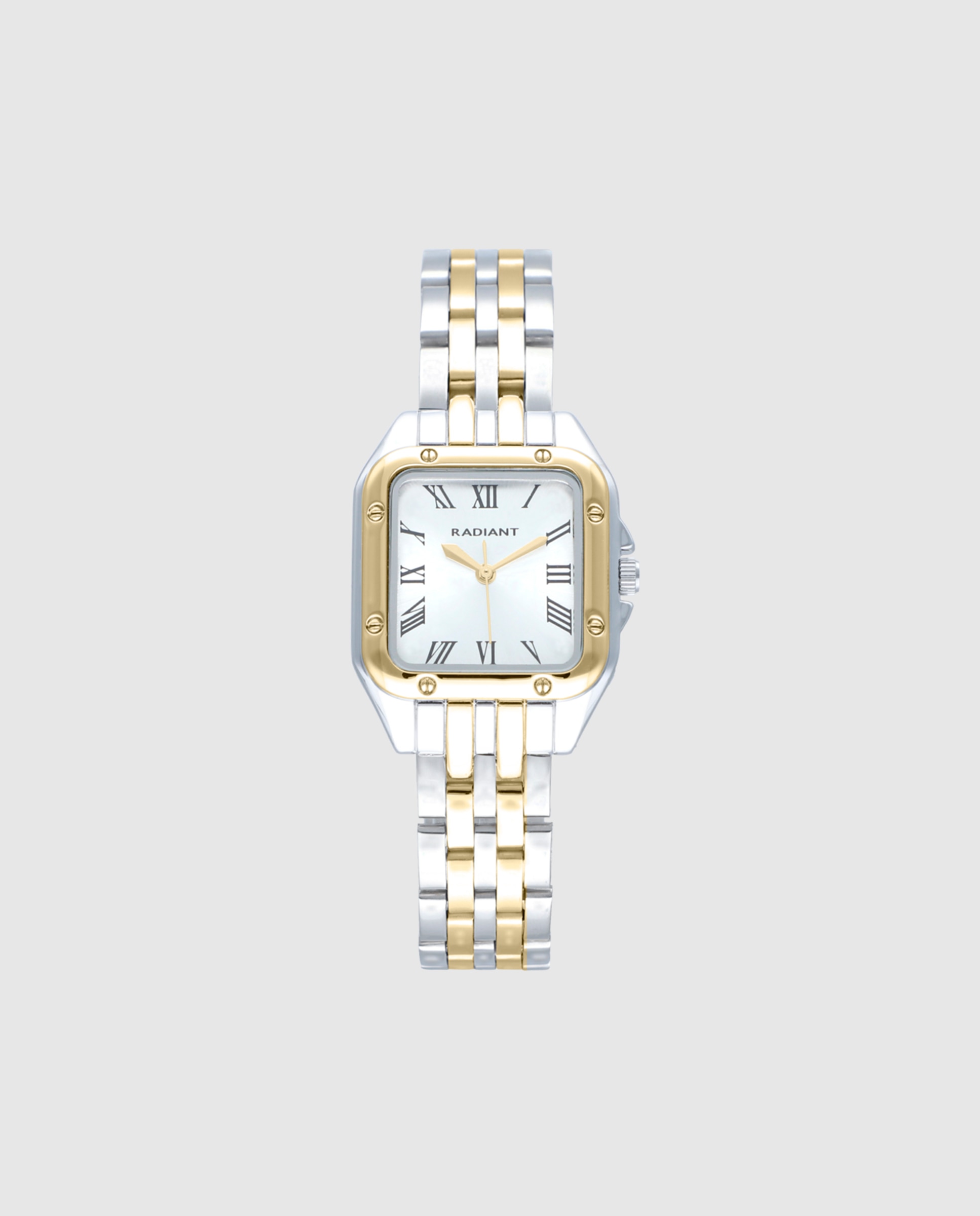 Relógio Bahamas Ra618203 de Aço e Bracelete Bicolor em Ouro Prata-1