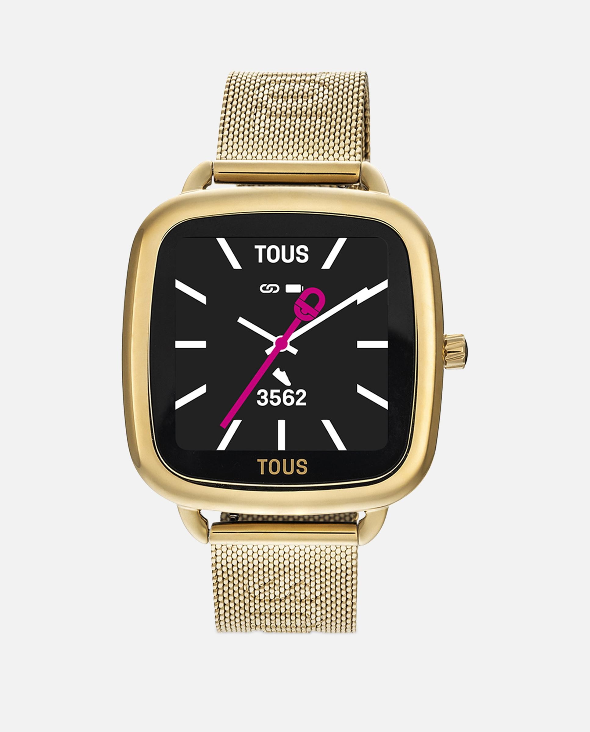 Imagem 0 de Smartwatch D-connect com Bracelete de Aço Ipg em Dourado