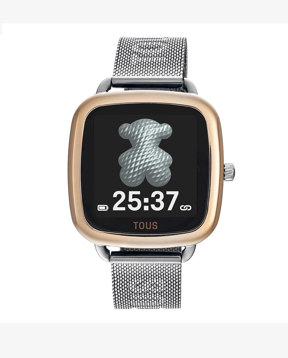 Smartwatch D-connec de Aço Iprg Rosa e Bracelete de Aço Rosa-1