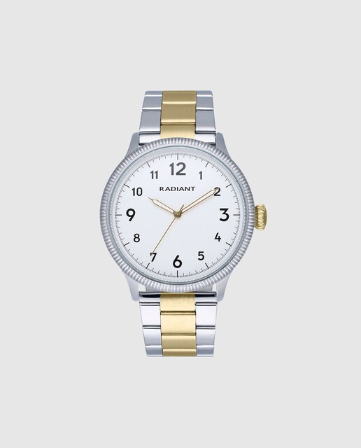 Imagem 0 de Relógio Timmy Ra627204 de Aço e Bracelete Bicolor em Ouro