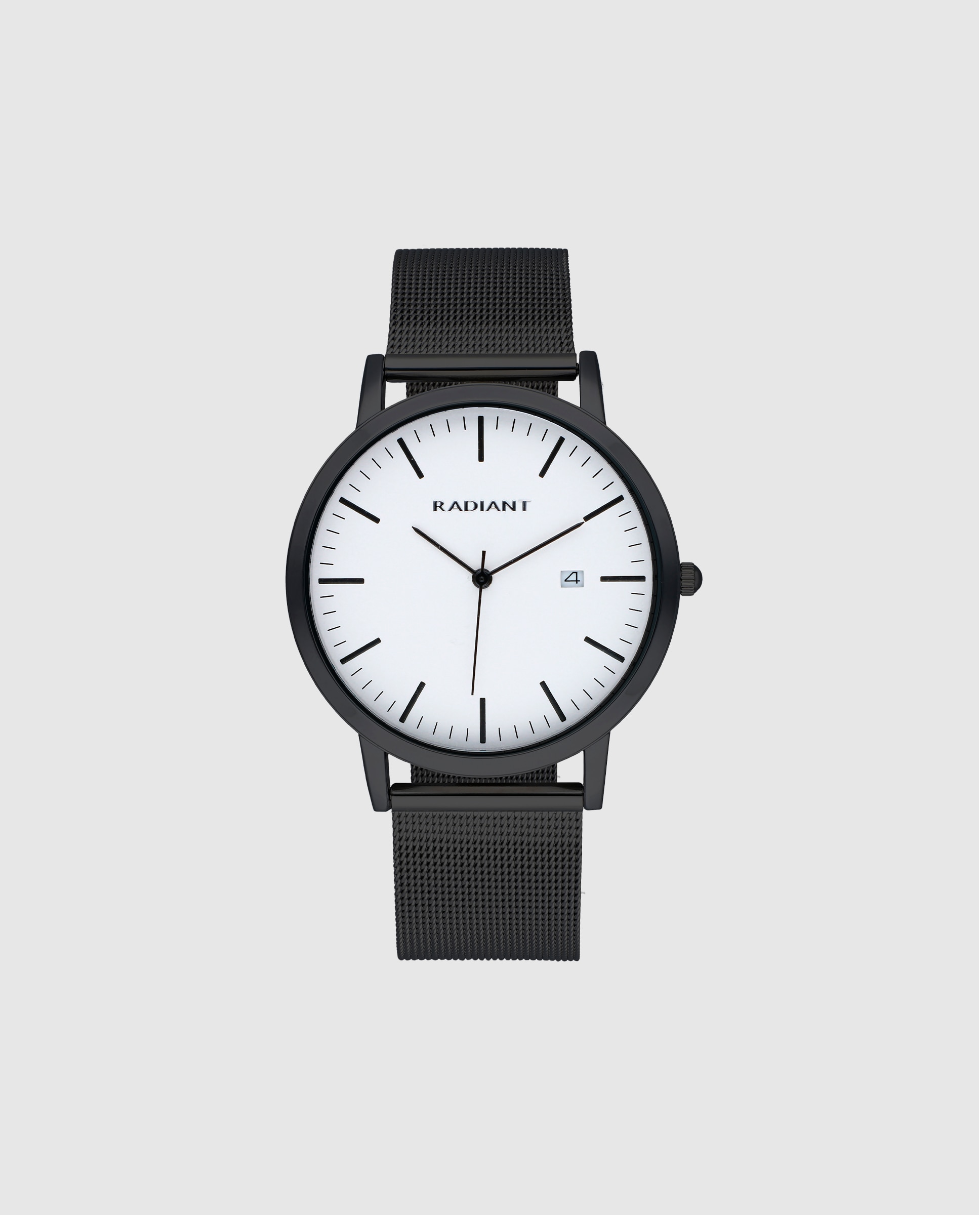 Relógio Analógico Clik Ra630203 de Aço e Bracelete em Preto Preto / Branco-1