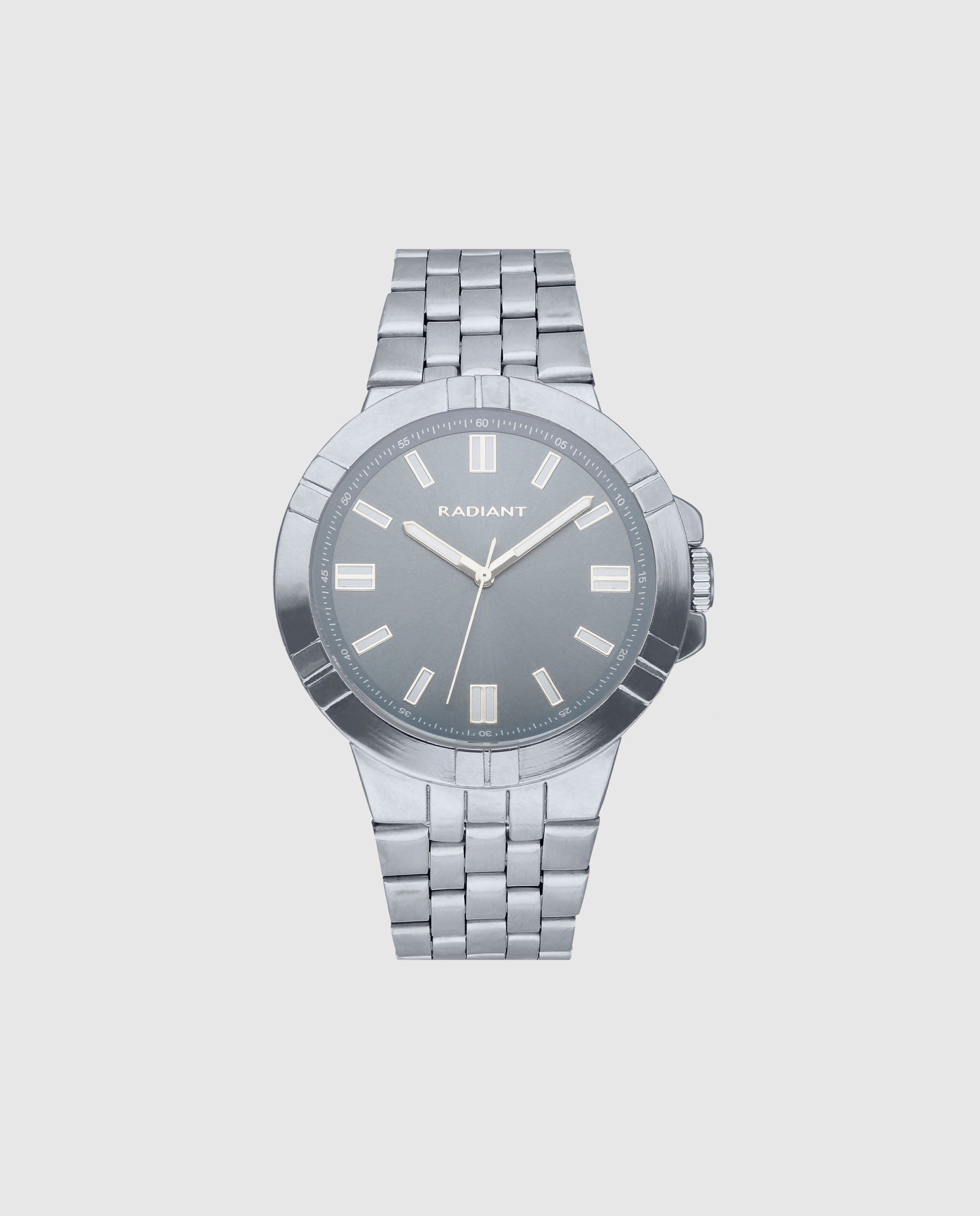 Imagem 0 de Relógio Analógico Atomik Ra635201 de Aço e Bracelete Prateada em Cinzento