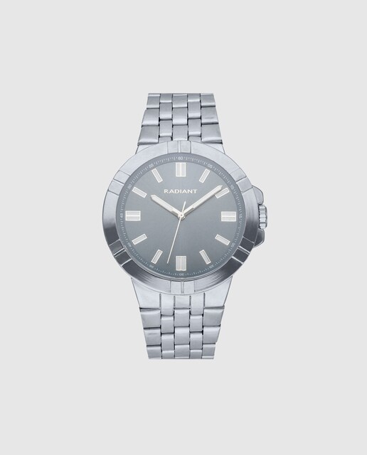 Imagem 0 de Relógio Atomik Ra635201 de Aço e Bracelete Prateada/cinza