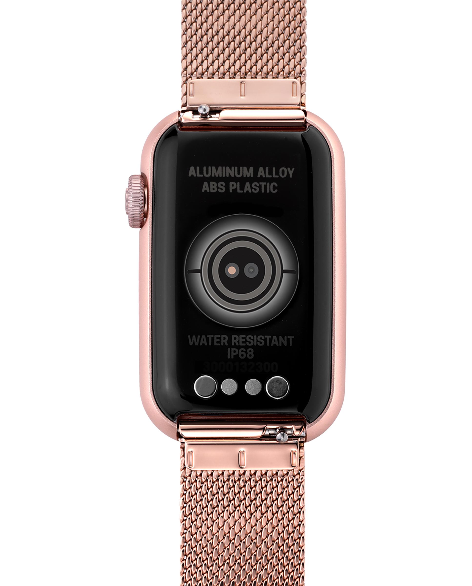 Smartwatch T-band Mesh com Bracelete de Aço Iprg Rosado Rosa-3