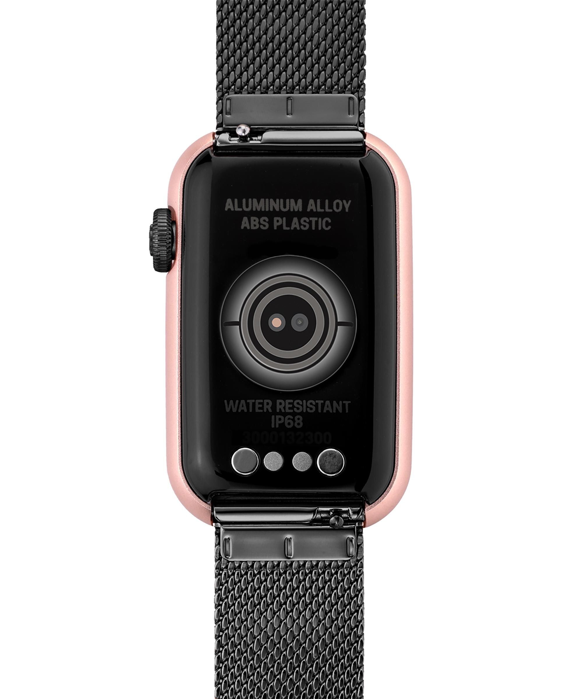 Smartwatch T-band Mesh com Bracelete de Aço Ip Cinzento-escuro Cinzento-escuro-3