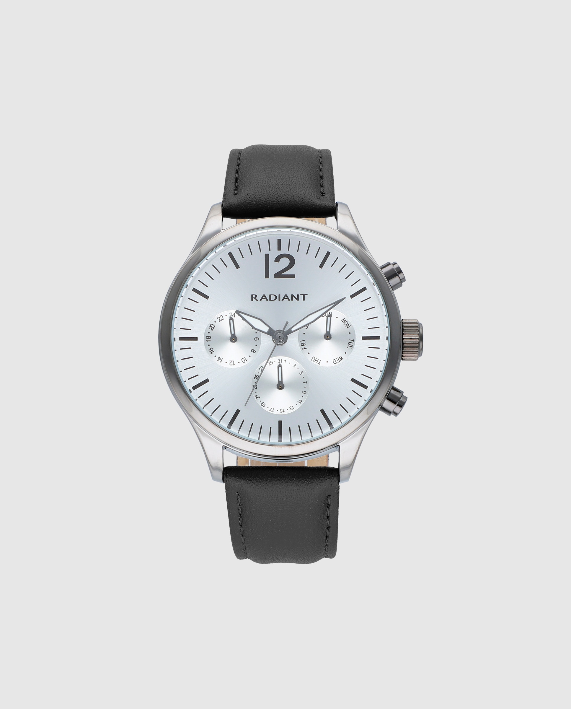 Relógio Analógico Team Ra641703 de Pele Sintética e Bracelete em Preto Preto-1